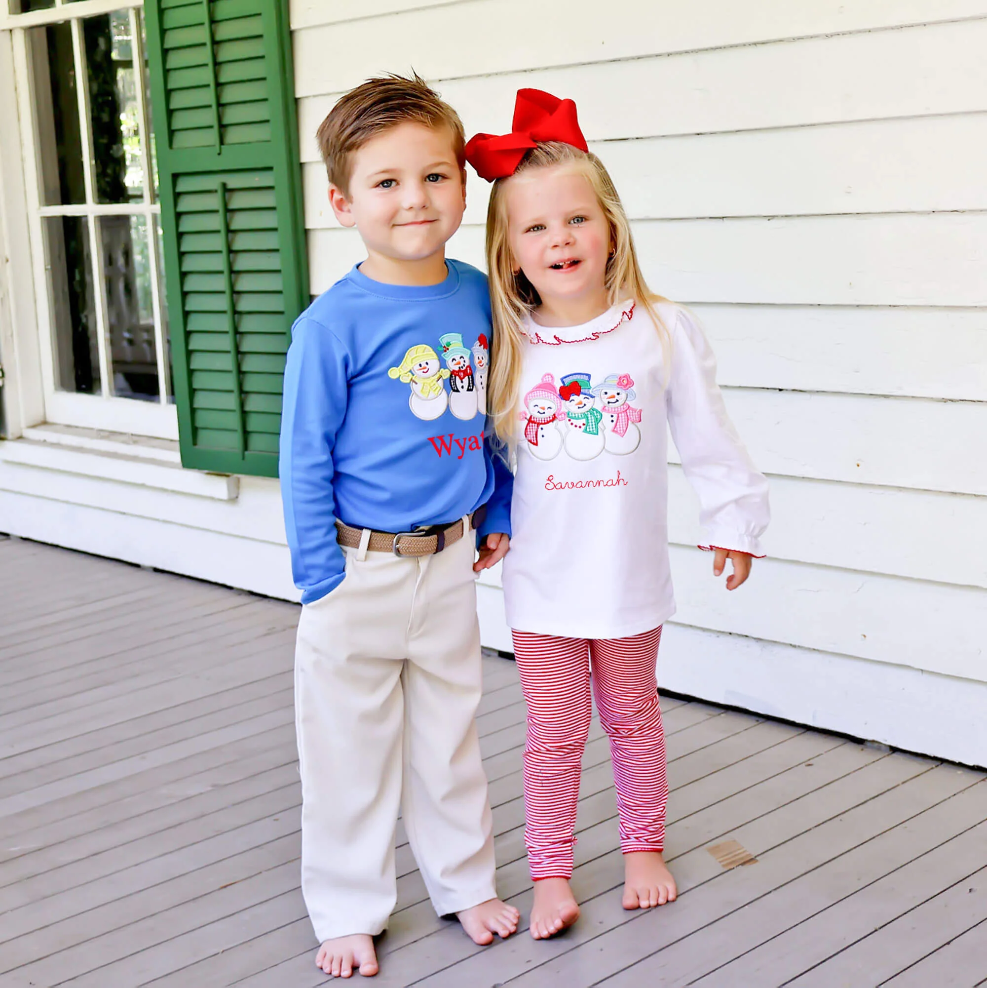 Snowman Royal Long Sleeve Shirt - Image 3