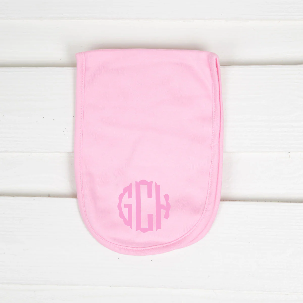 Solid Monogram Burp Cloth - Image 3