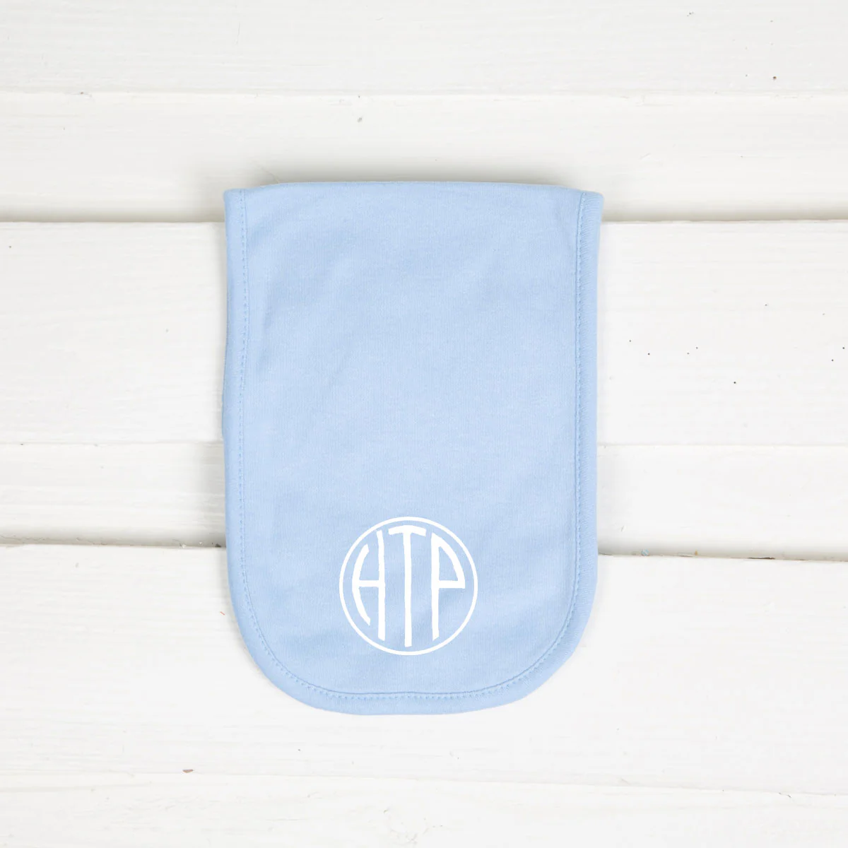 Solid Monogram Burp Cloth - Image 4
