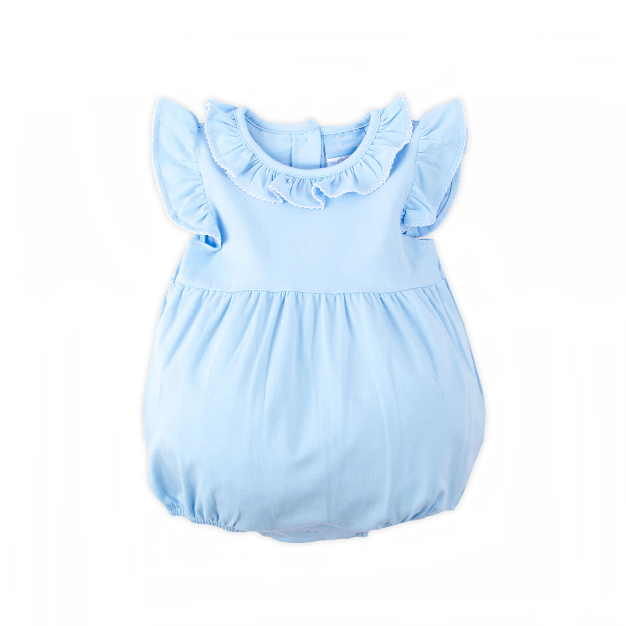 Colette Ruffle Collar Blue Knit Bubble - Image 3