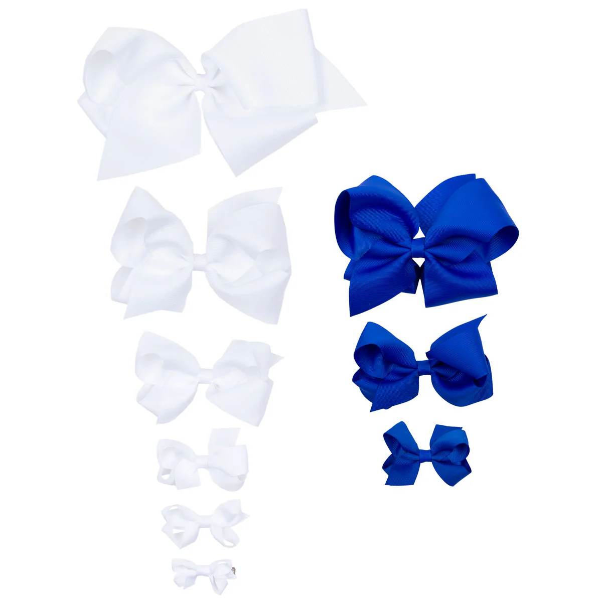 Solid Grosgrain Ribbon Hair Bow - Image 24