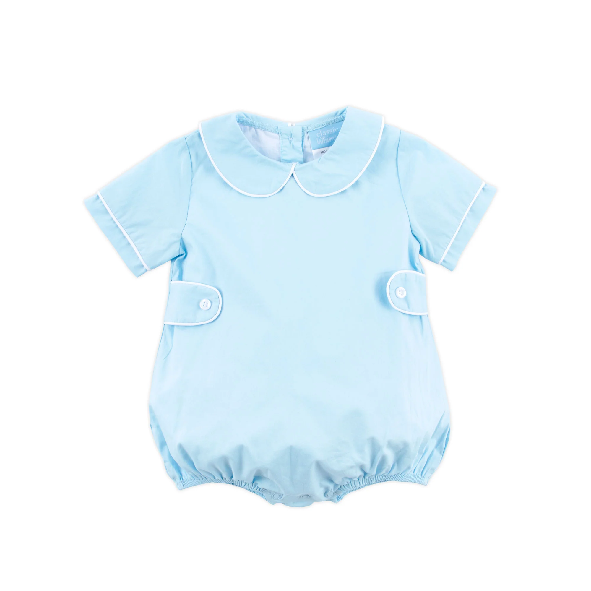 Light Blue Collared Bubble with Tabs - Image 2