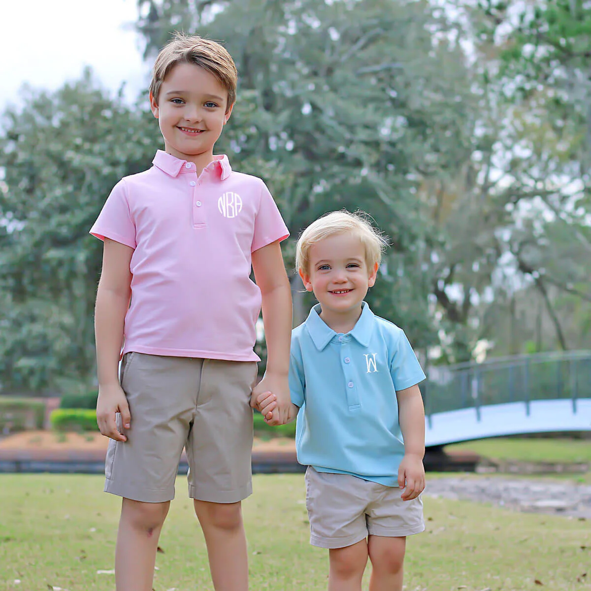 Solid Pique Polo Shirt Blue - Image 3