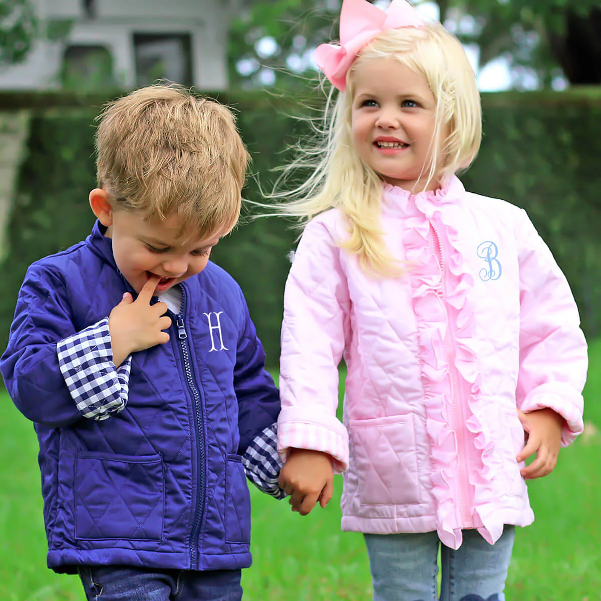 Pink Quilted Ruffle Coat - Image 7