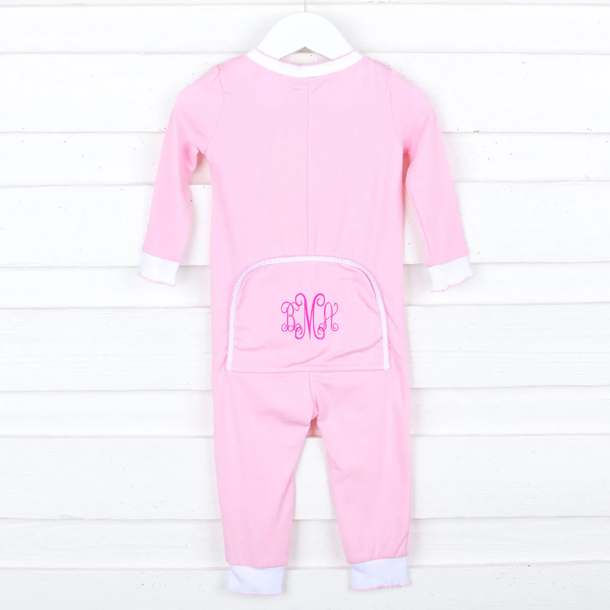 Solid Zip Sleeper Pink - Image 2