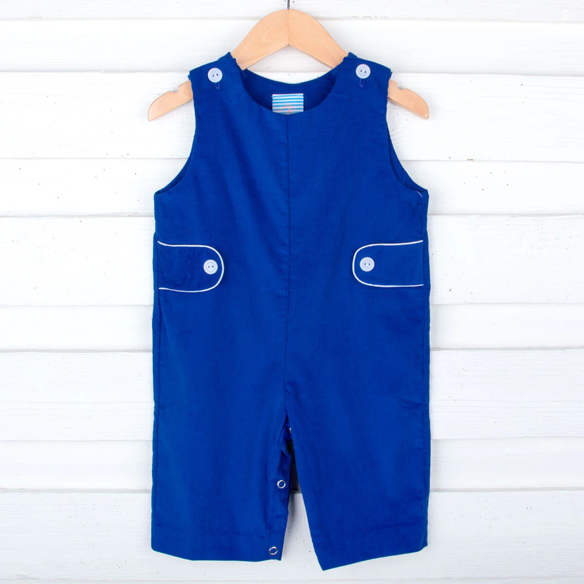 Solid Royal Blue Corduroy Longall - Image 2