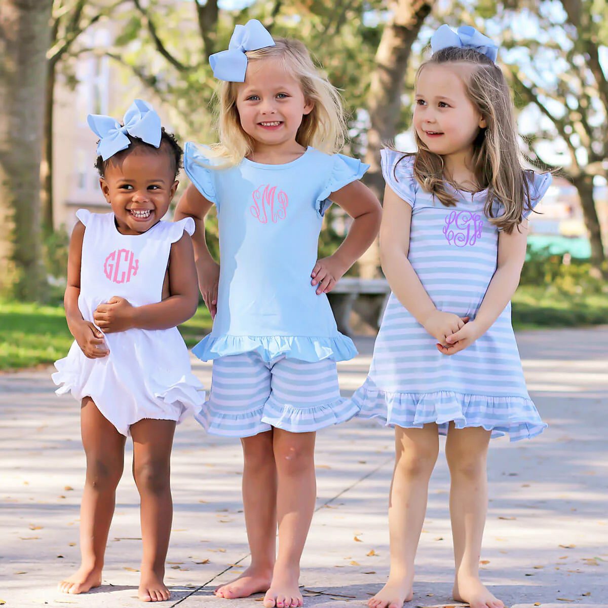 Solid White Knit Ruffle Bubble - Image 7