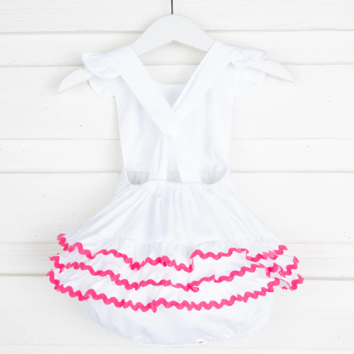 Solid White Ruffle Bubble - Image 3