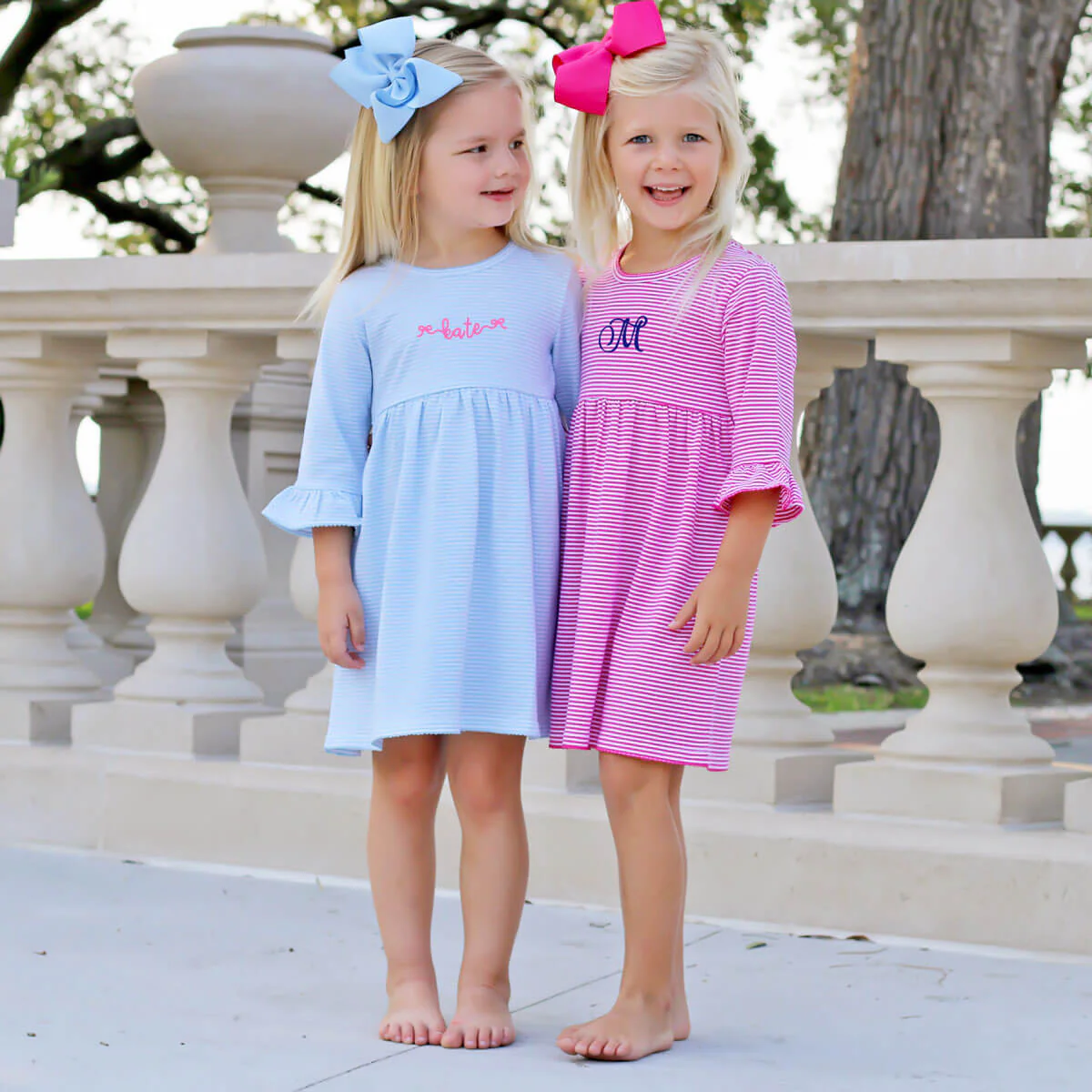 Blue Stripe Sophia Dress - Image 7