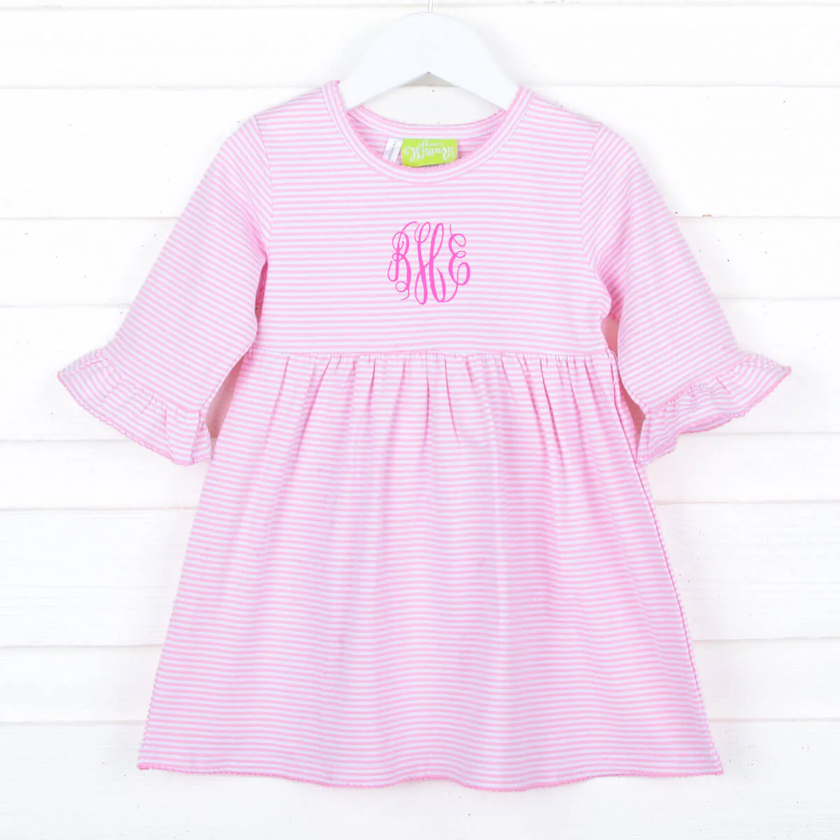 Pink Stripe Sophia Dress - Image 3