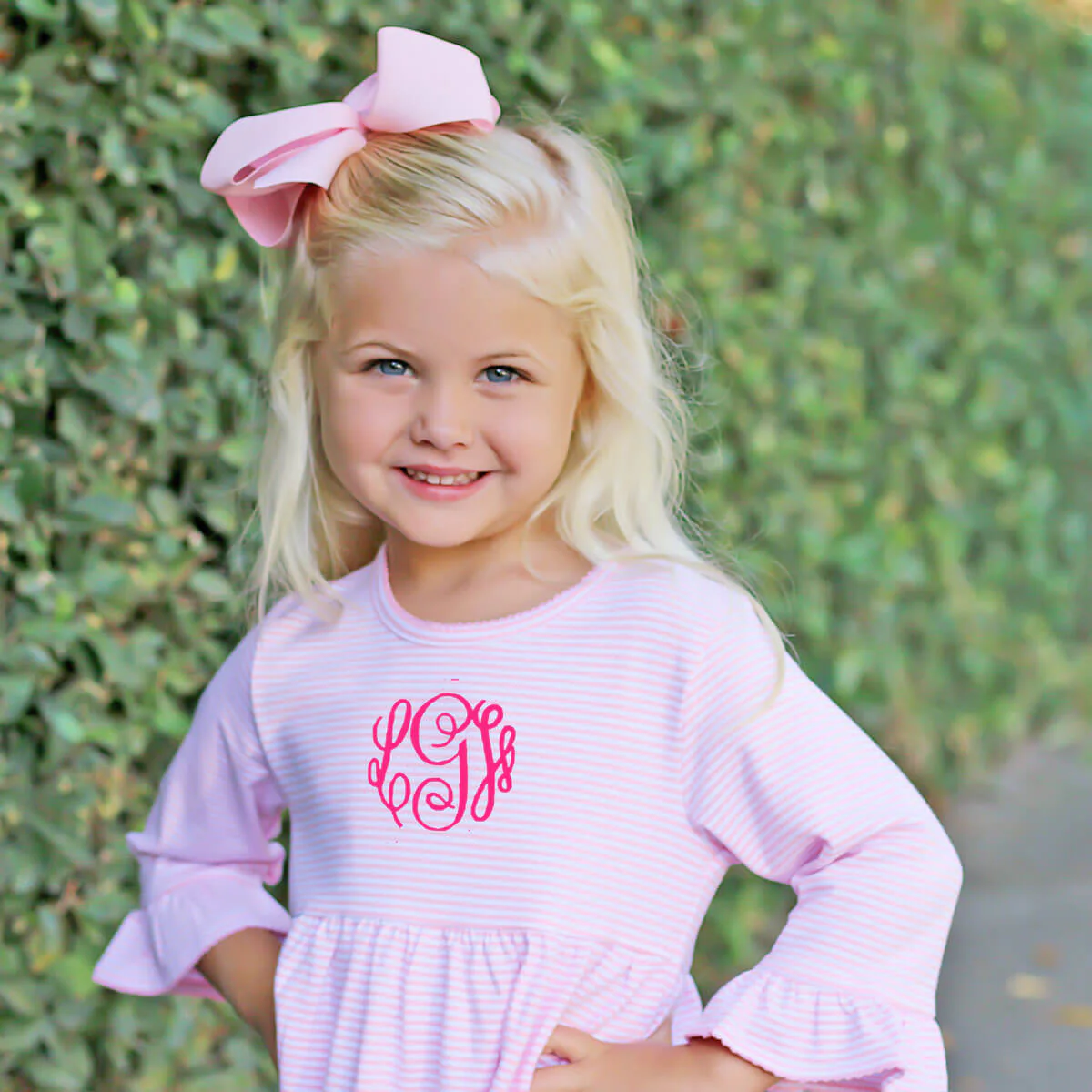 Pink Stripe Sophia Dress - Image 4