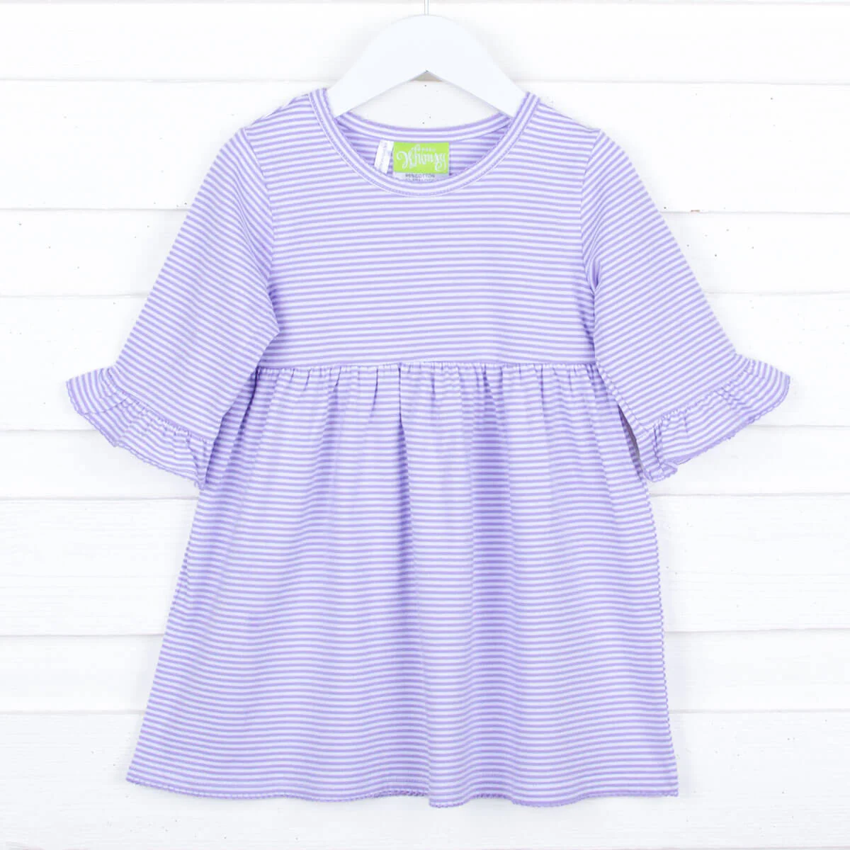 Lavender Stripe Sophia Dress - Image 6