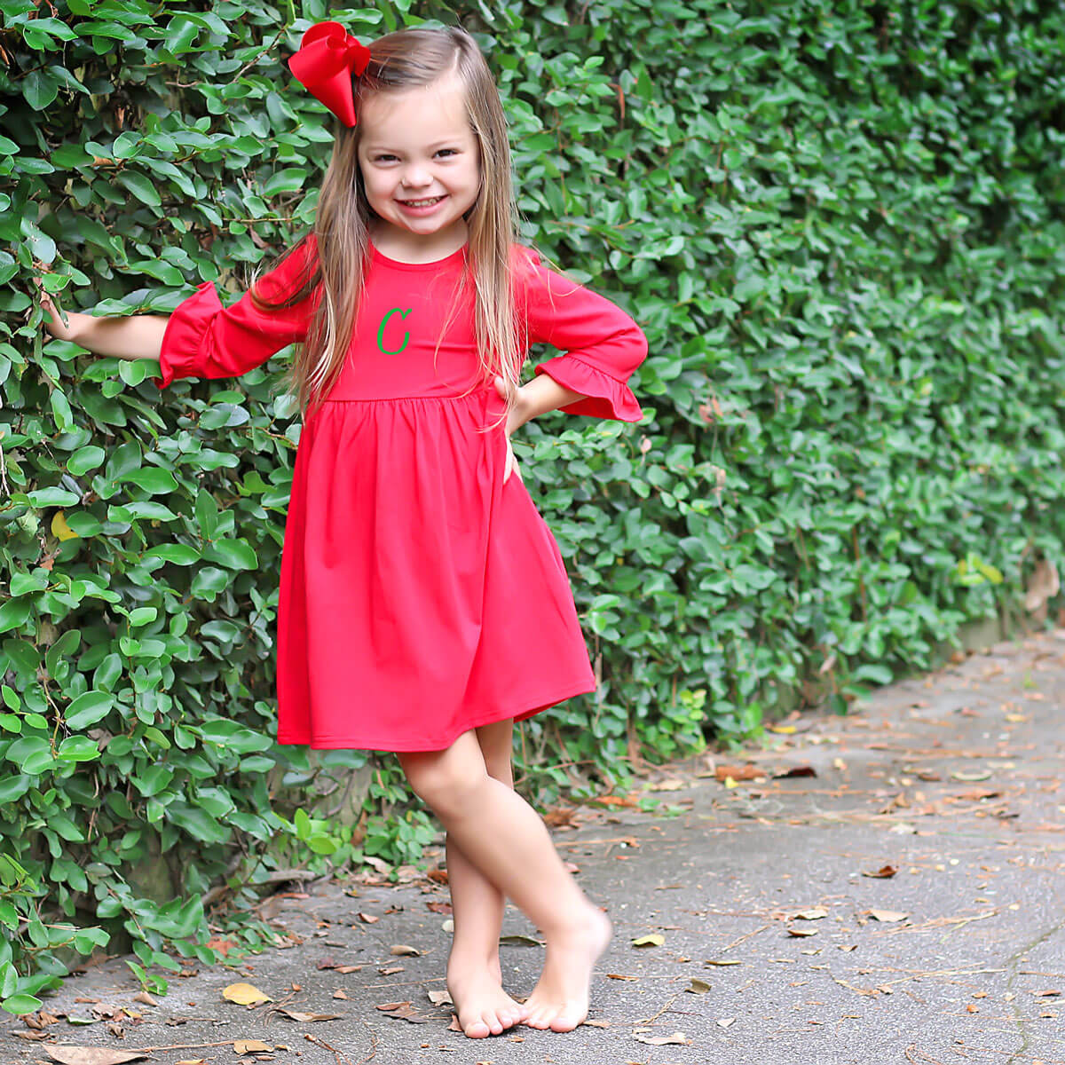 Red Sophia Dress - Image 3