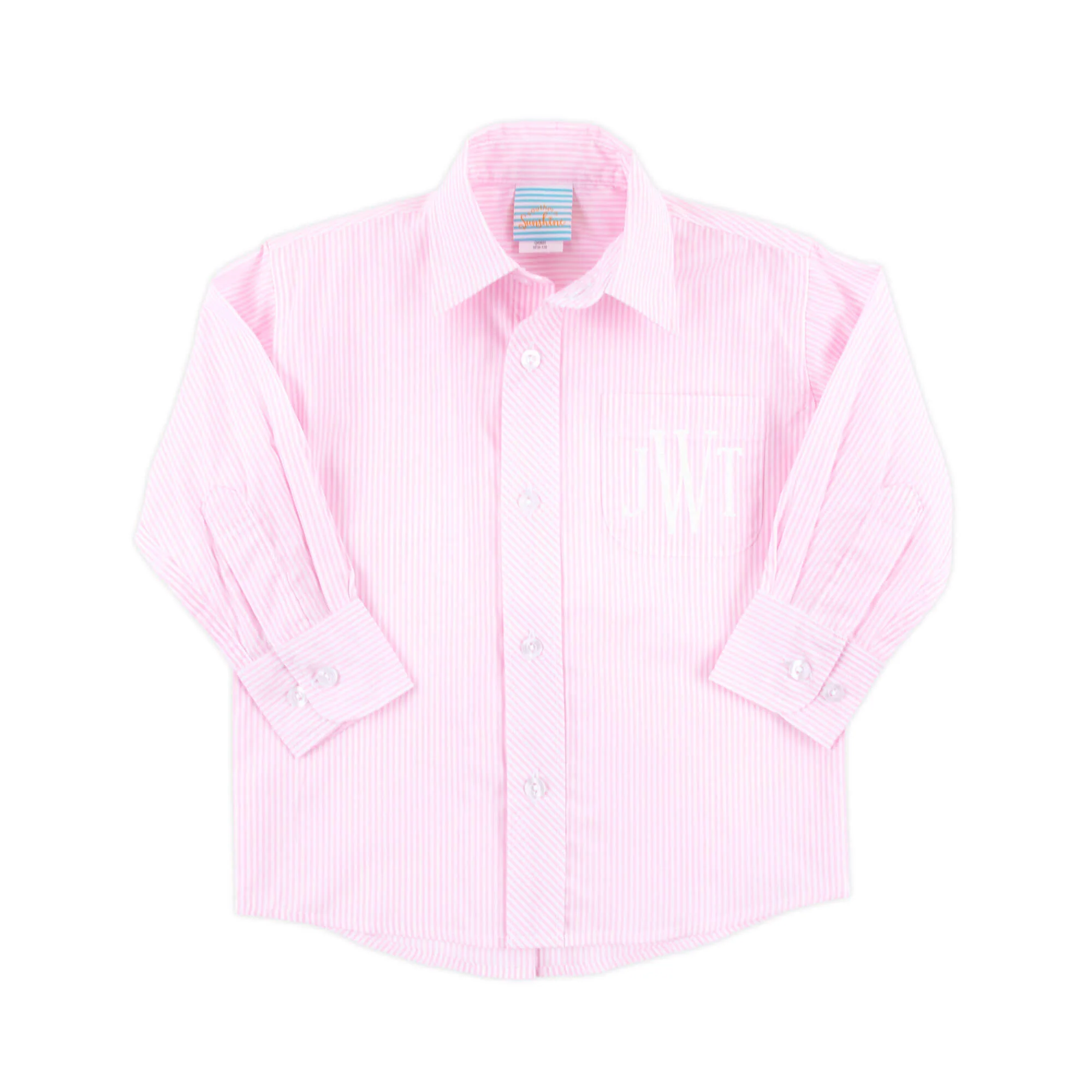 Pink Stripe Button Down Shirt - Image 2