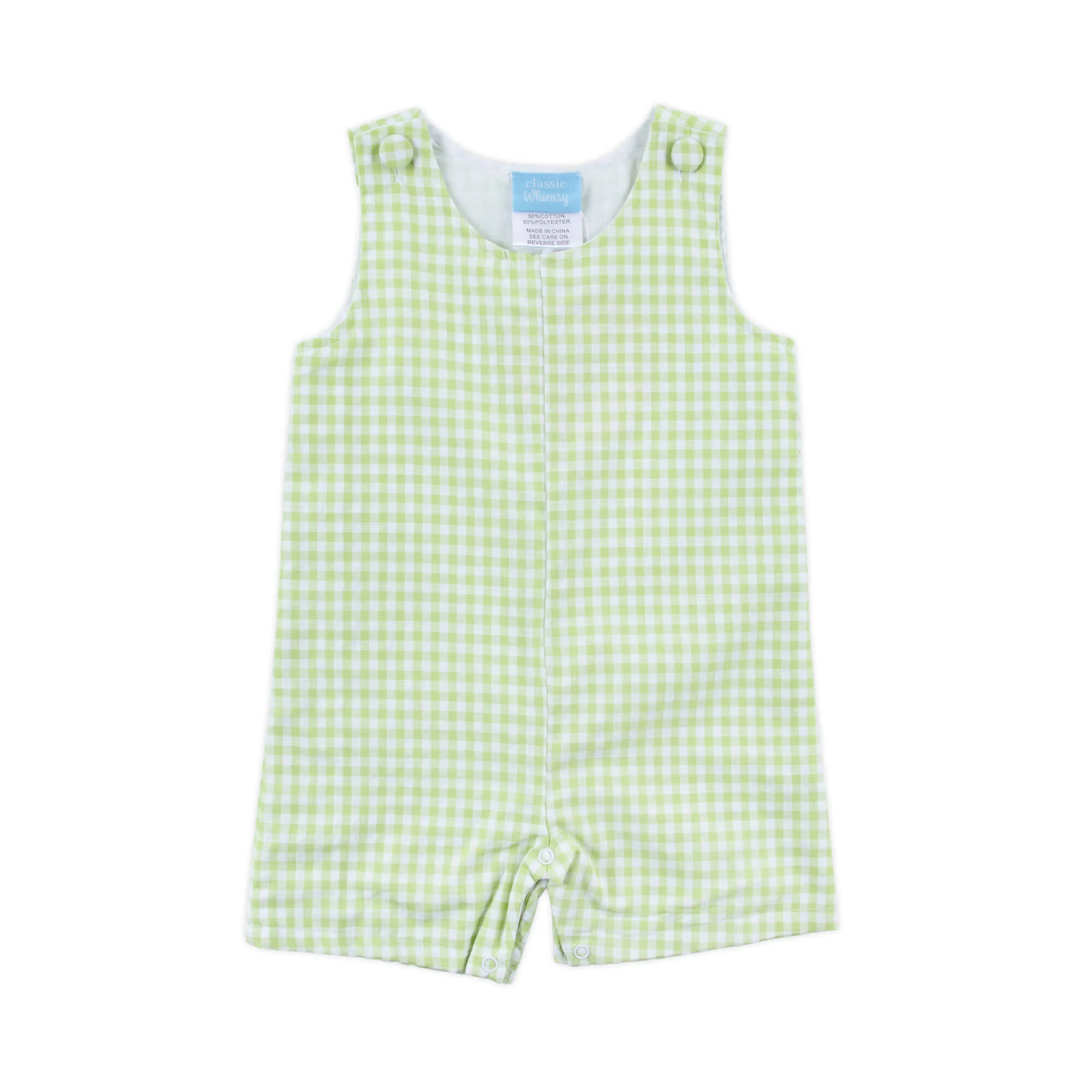 Spring Days Light Green Gingham Jon Jon - Image 4