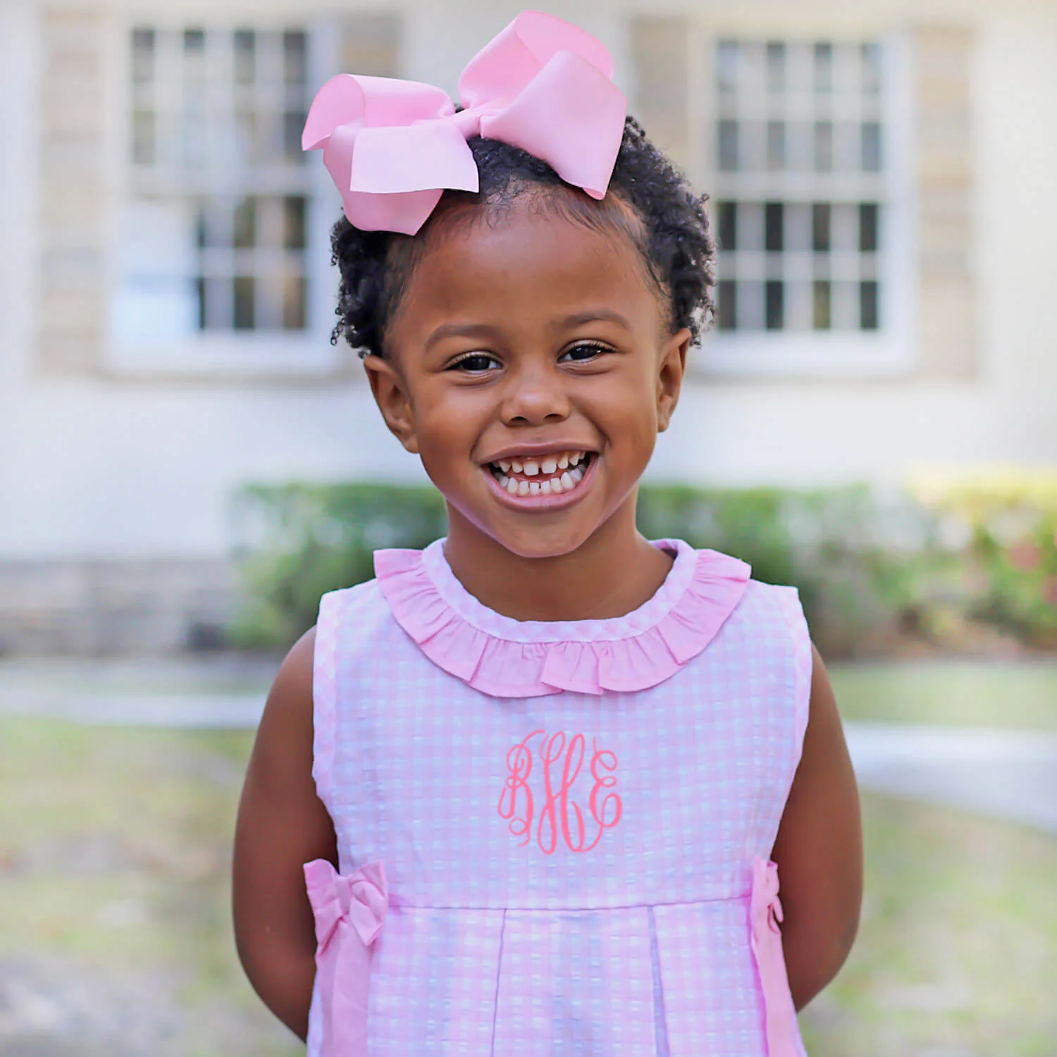 Hilton Head Plaid Pink Eloise Dress - Image 2