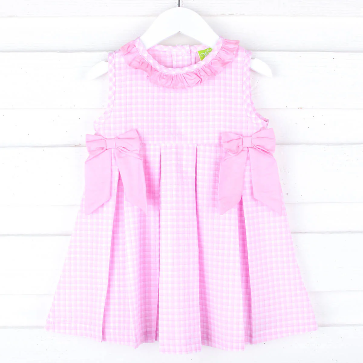 Hilton Head Plaid Pink Eloise Dress - Image 3