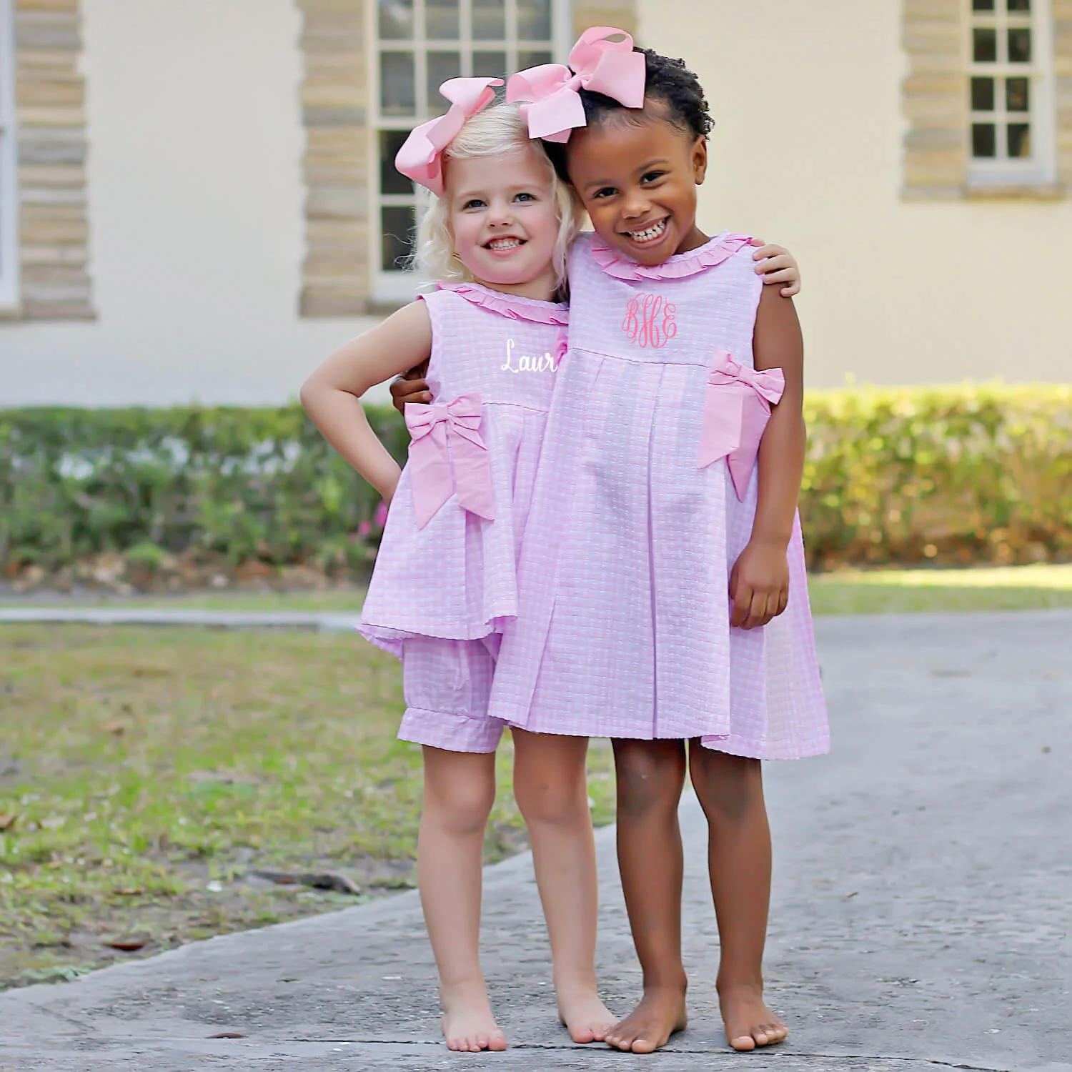 Hilton Head Plaid Pink Eloise Dress - Image 5