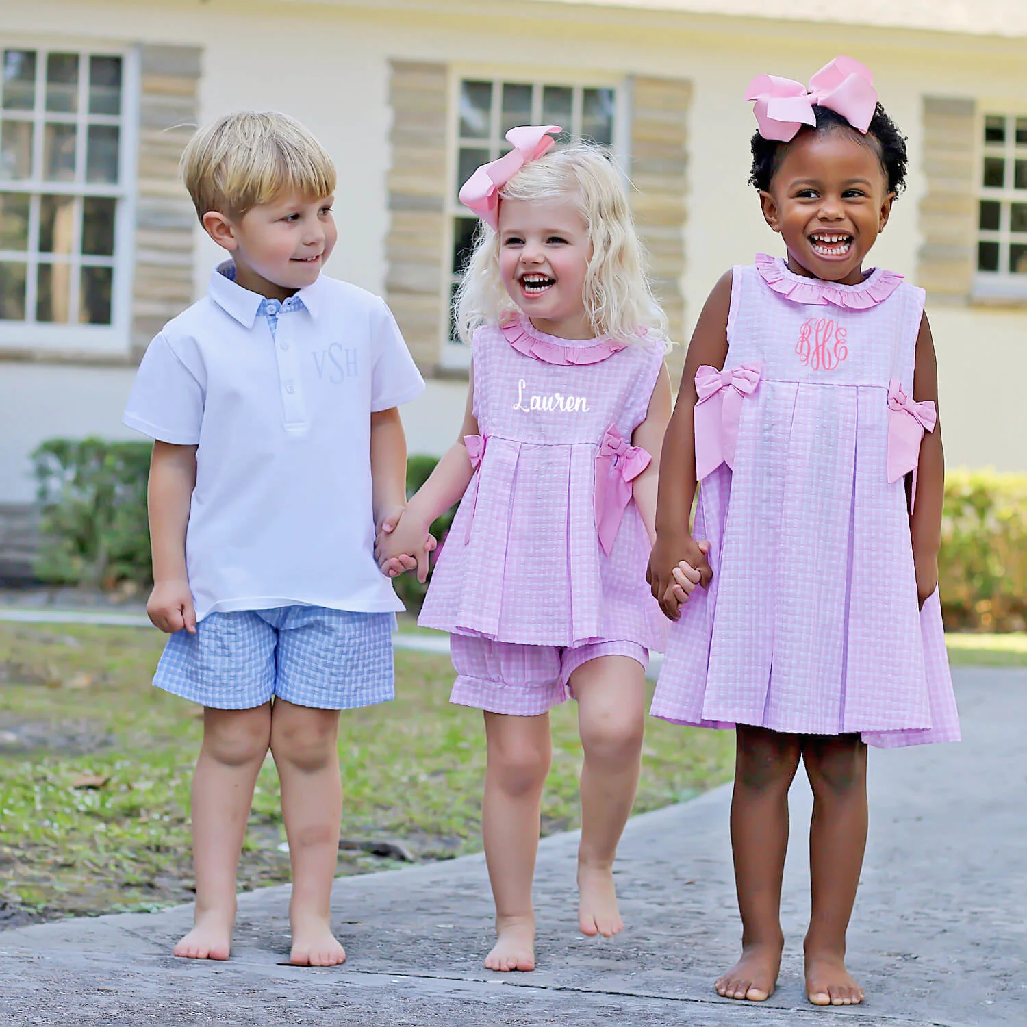 Hilton Head Plaid Pink Eloise Dress - Image 6