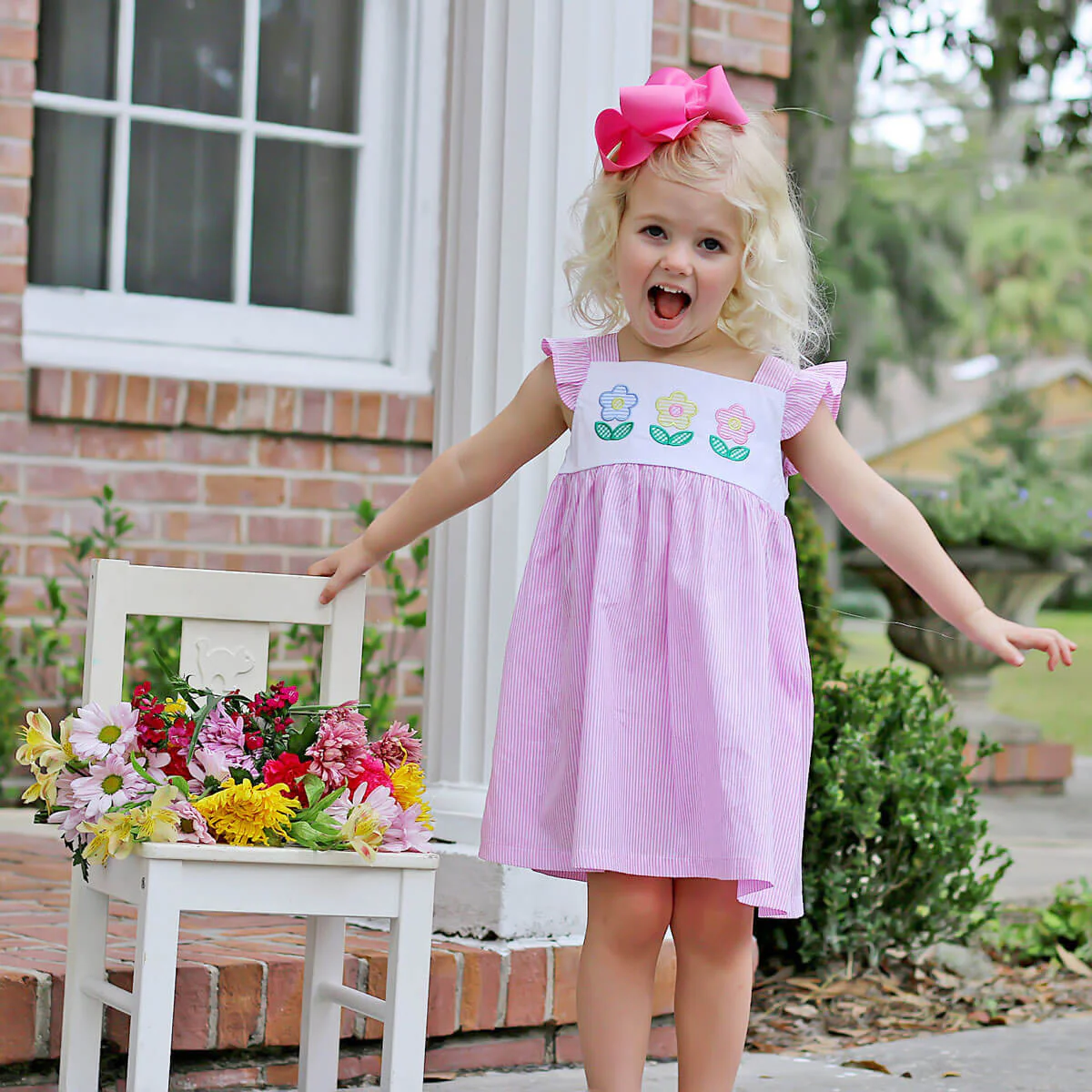 Spring Flowers Amy Dress - Image 4