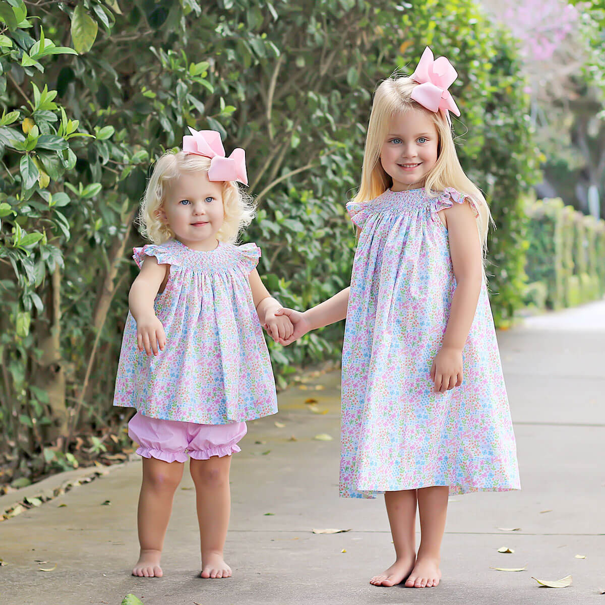 Spring Garden Smocked Dress - Image 5