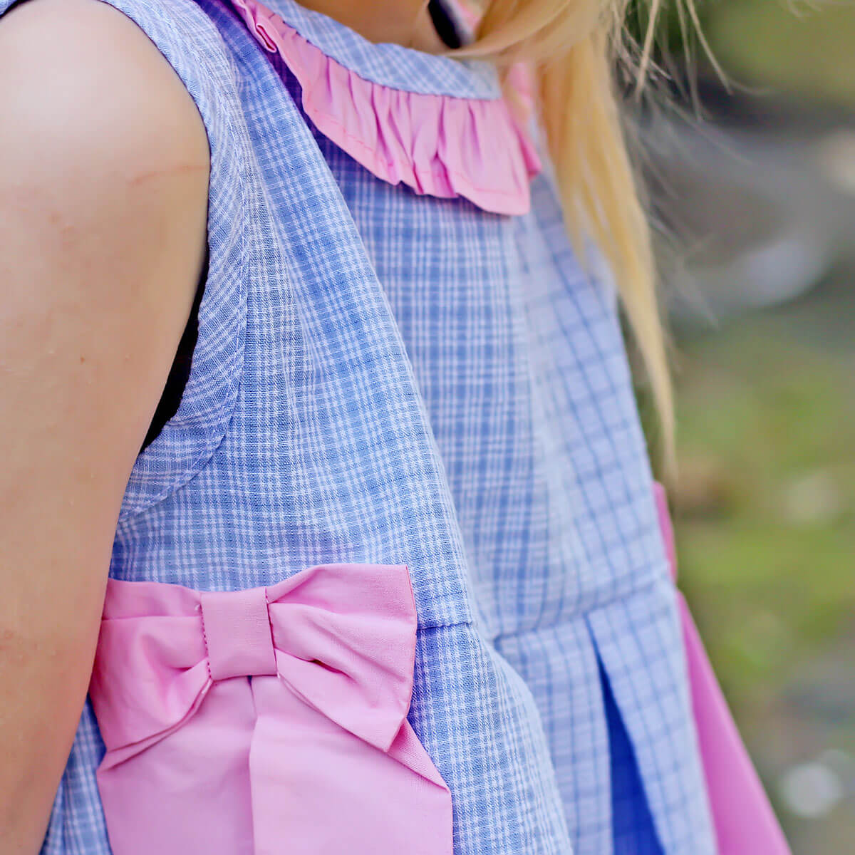 Camden Plaid Blue Eloise Dress - Image 2