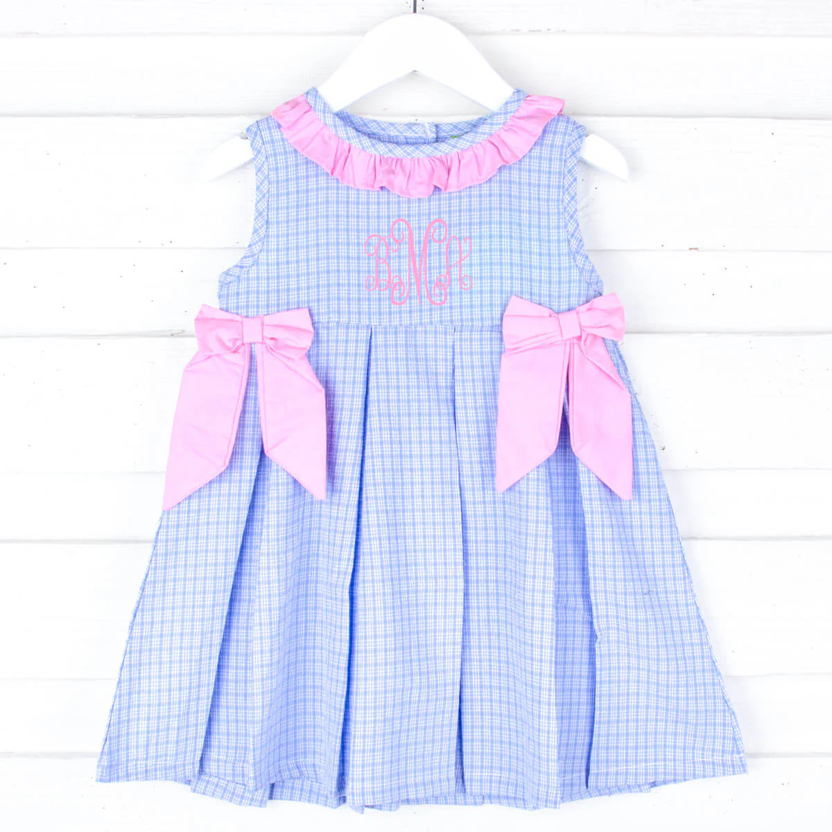 Camden Plaid Blue Eloise Dress - Image 3