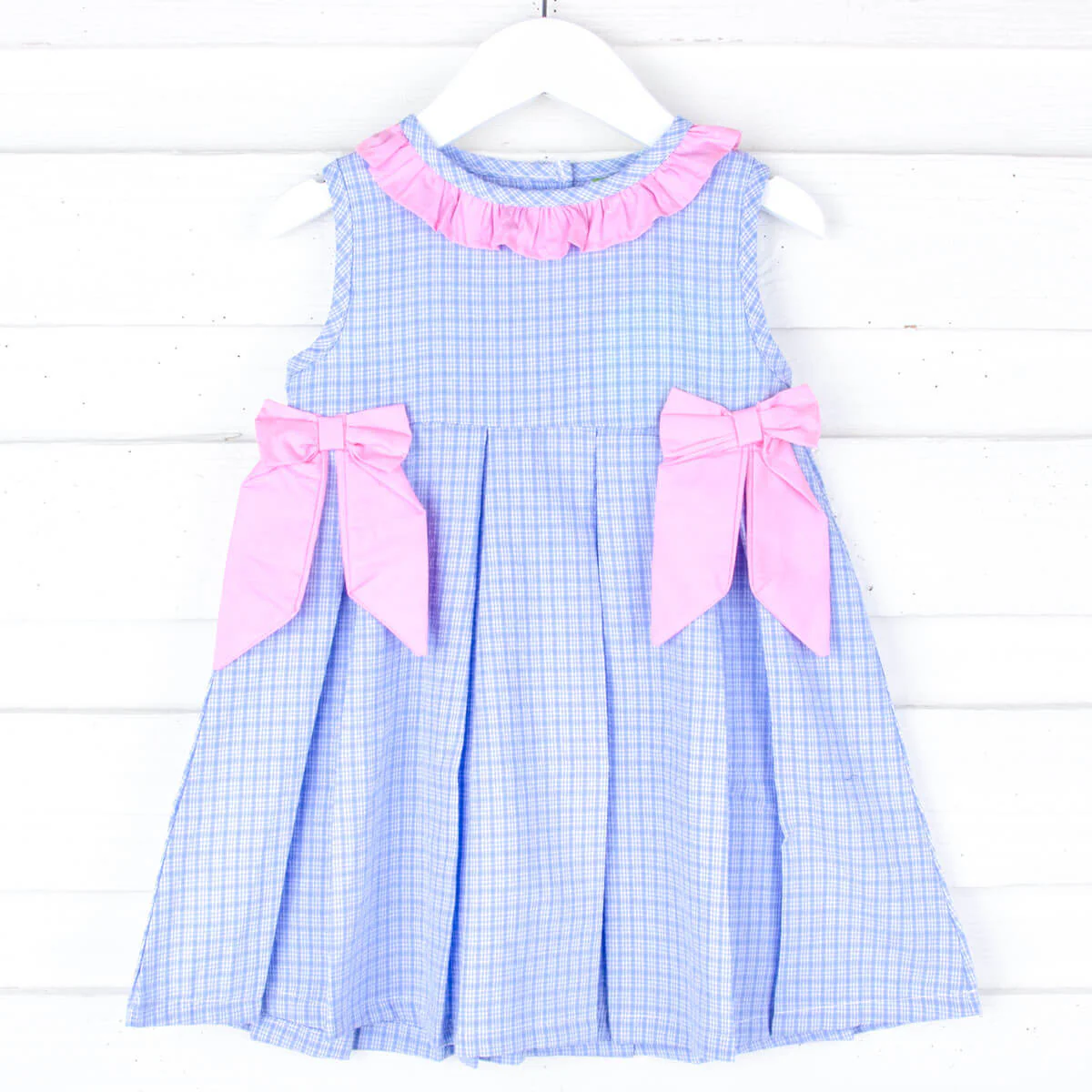 Camden Plaid Blue Eloise Dress - Image 4