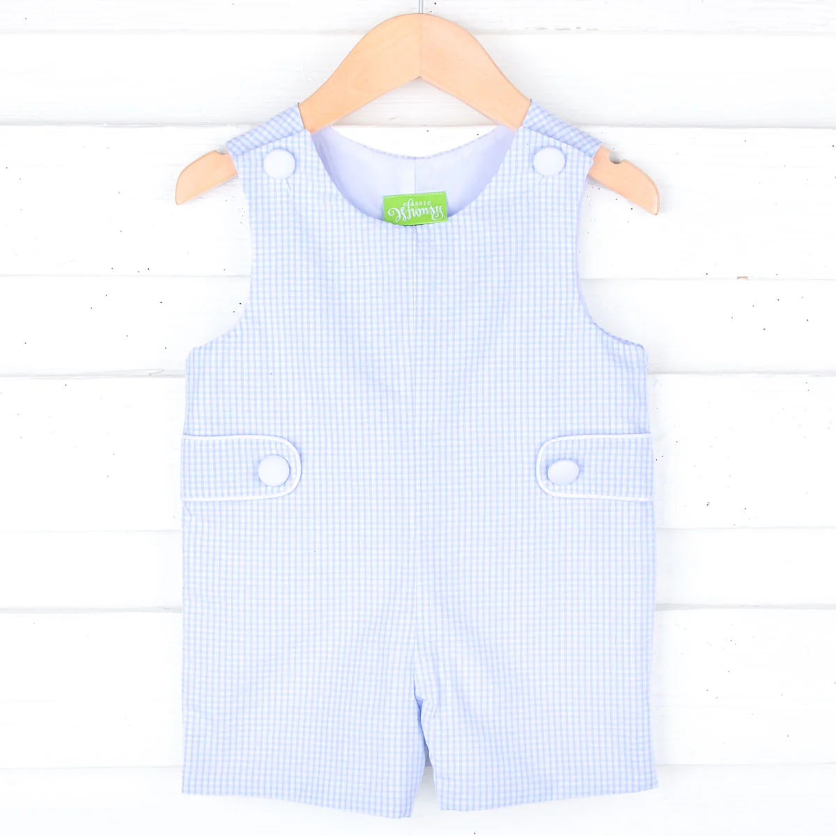 Spring In Blue Gingham Jon Jon - Image 2