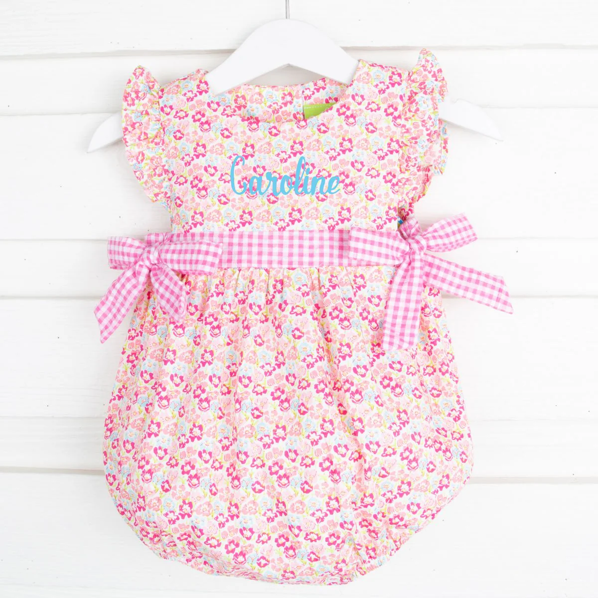 Spring Pink Floral Side Tie Bubble - Image 5