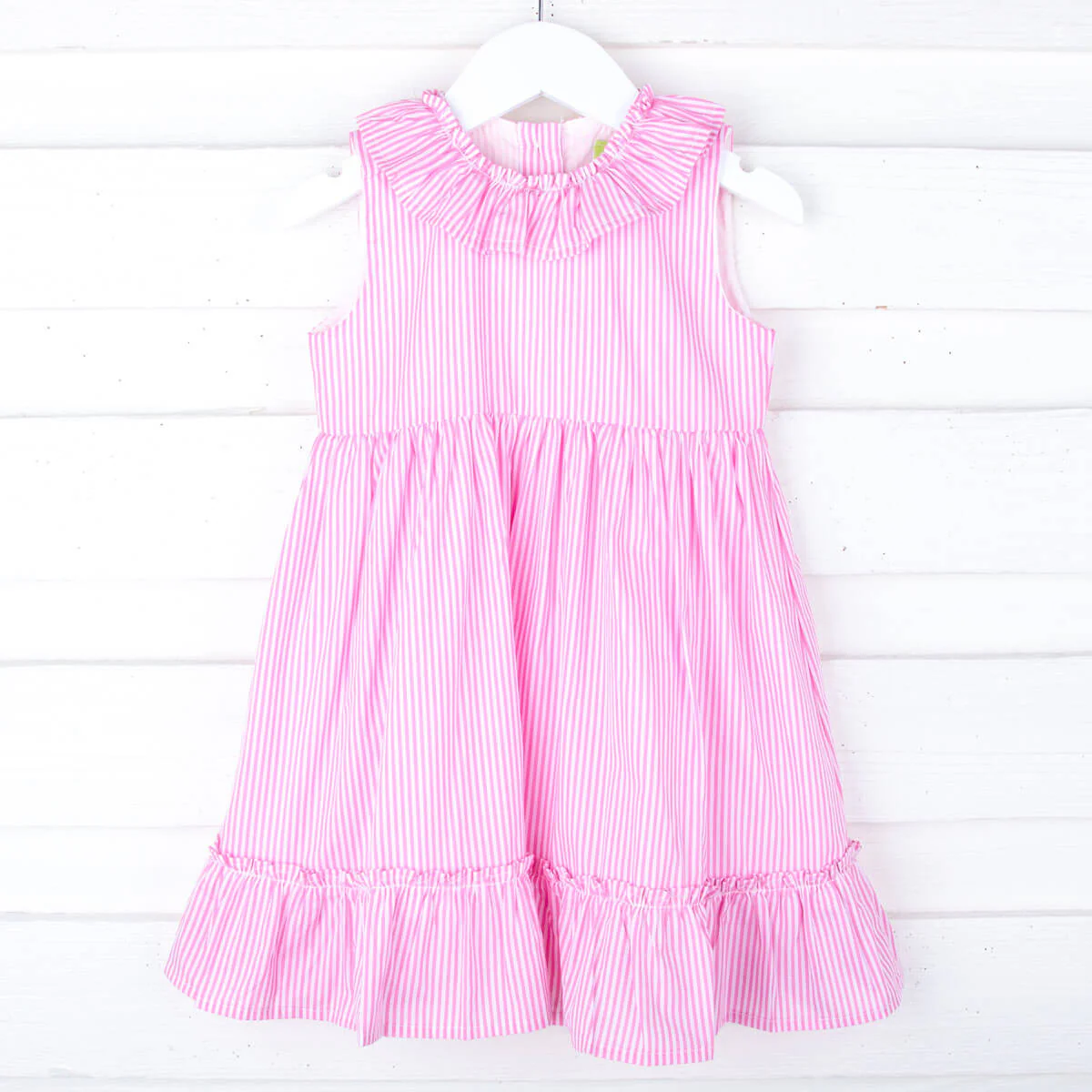Spring Pink Stripe Allison Dress - Image 2