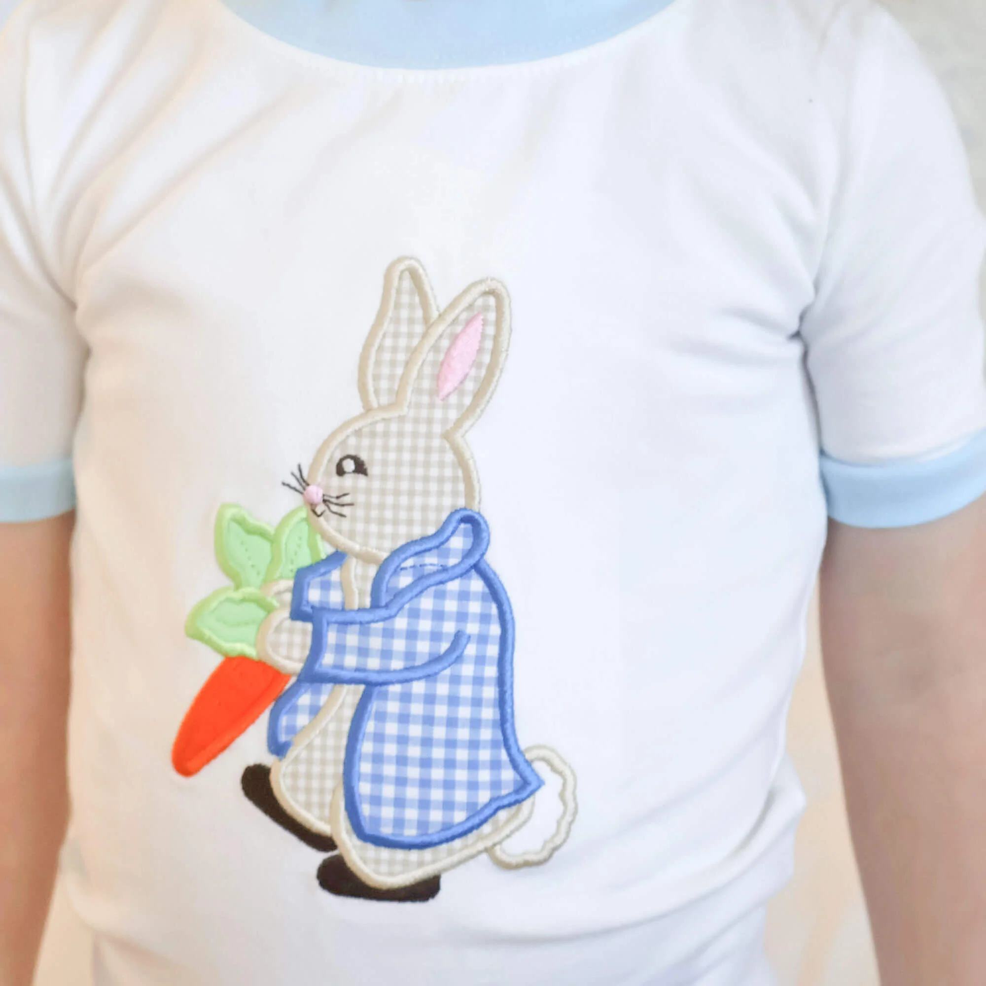 Storybook Friends Blue Stripe Pajamas - Image 3