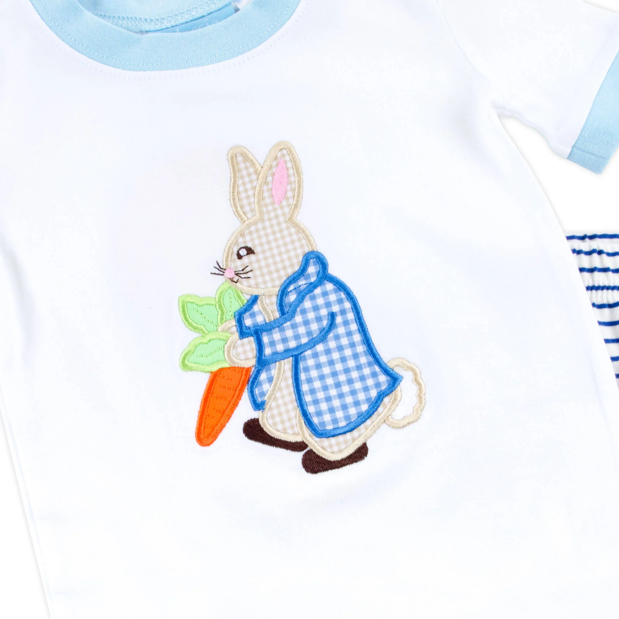 Storybook Friends Blue Stripe Pajamas - Image 4