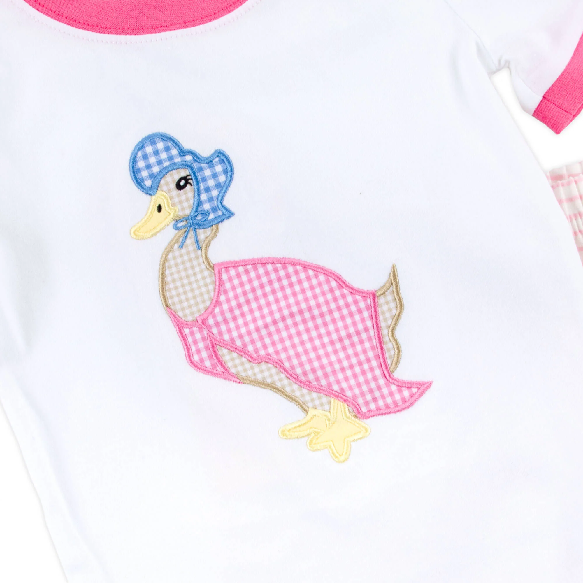 Storybook Friends Pink Stripe Pajamas - Image 4