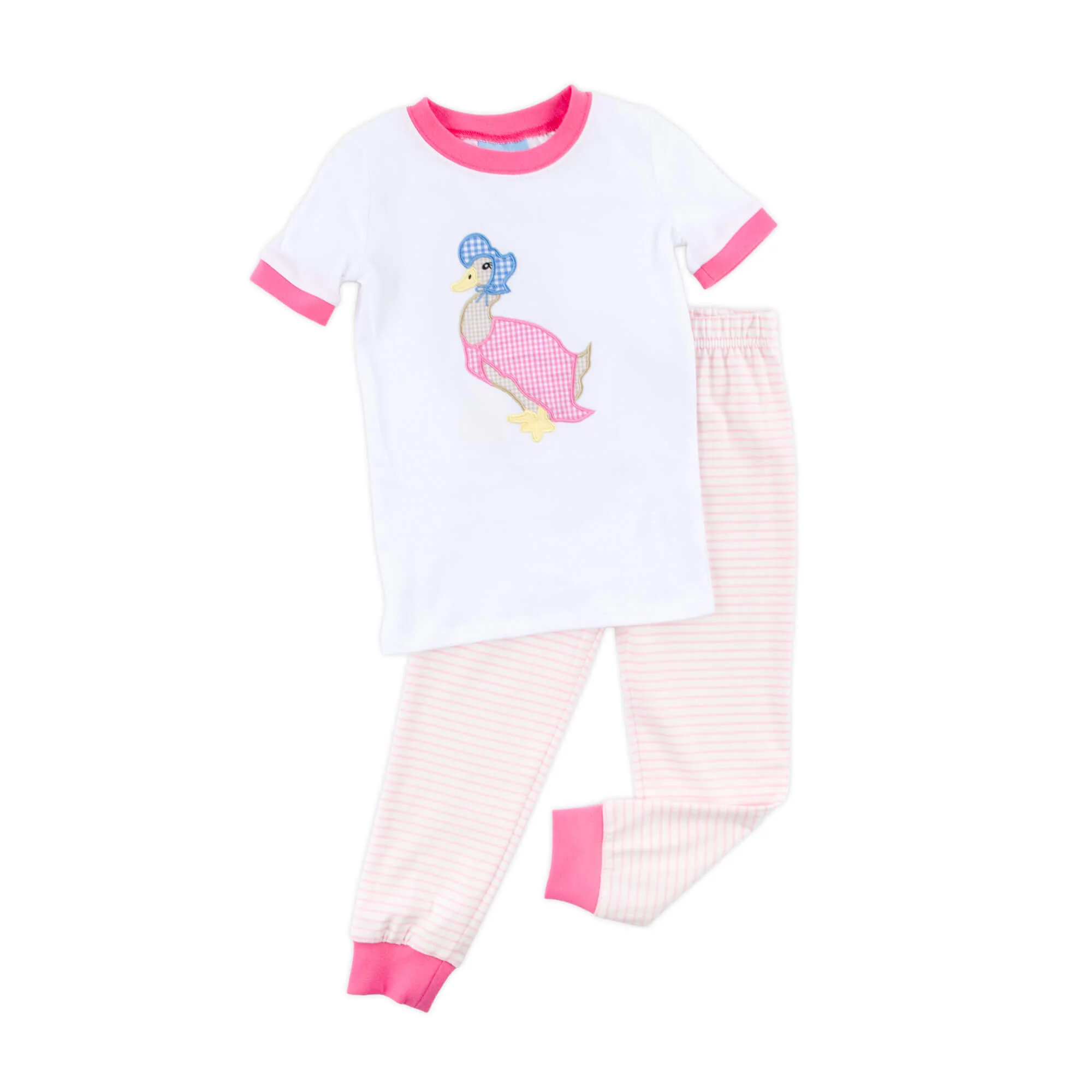 Storybook Friends Pink Stripe Pajamas - Image 6
