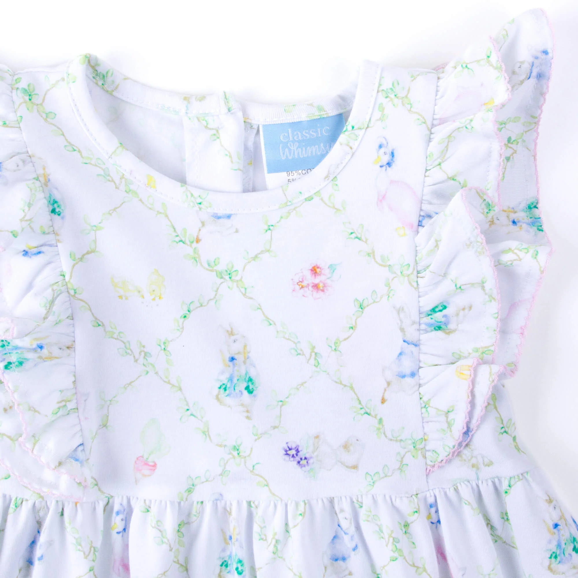 Storybook Rabbit Pink Alice Dress - Image 3