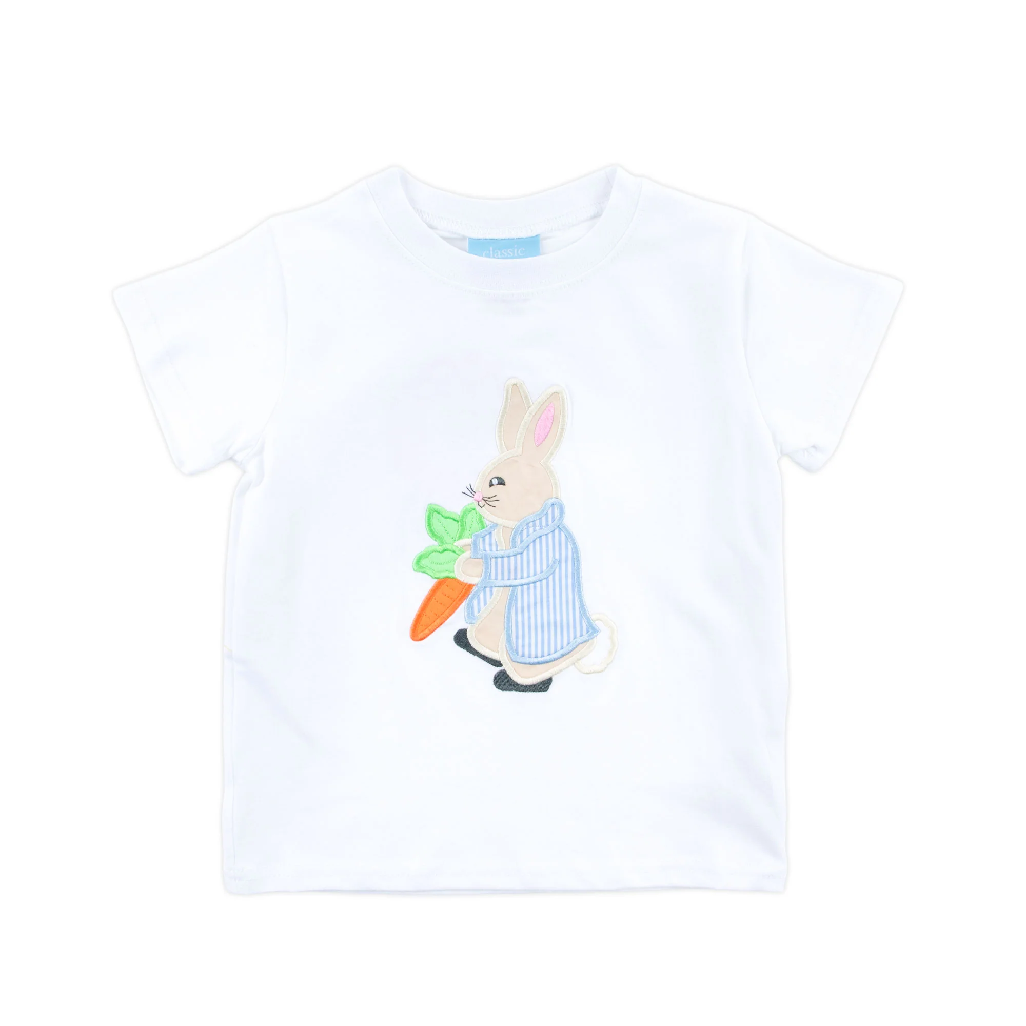 Storybook Rabbit White Short Sleeve Shirt - Image 4