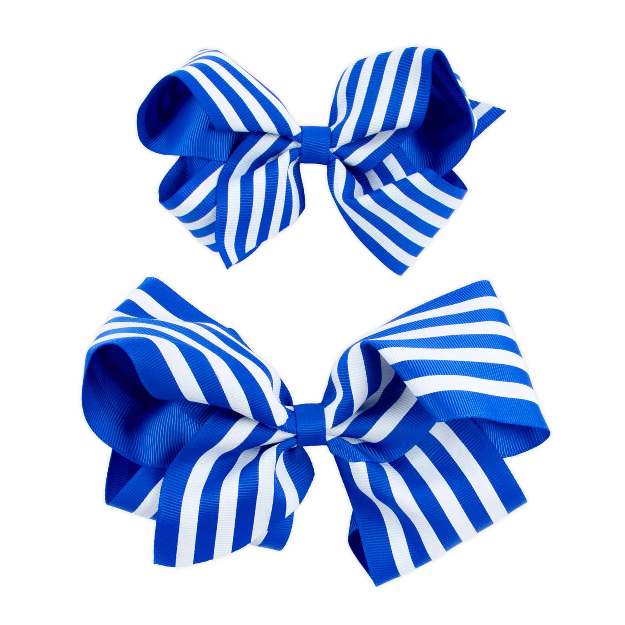 Stripe Grosgrain Hair Bow - Image 3