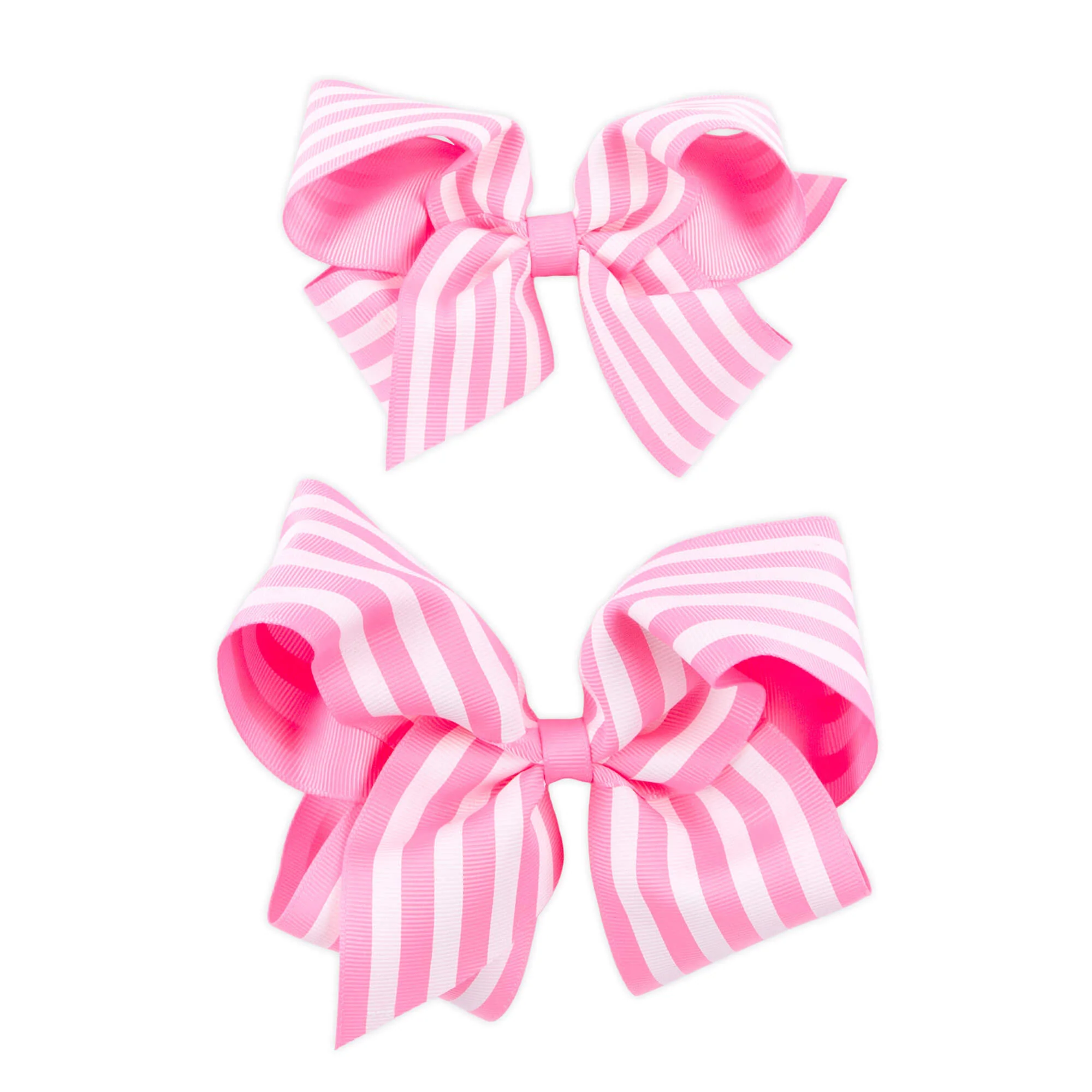 Stripe Grosgrain Hair Bow - Image 4