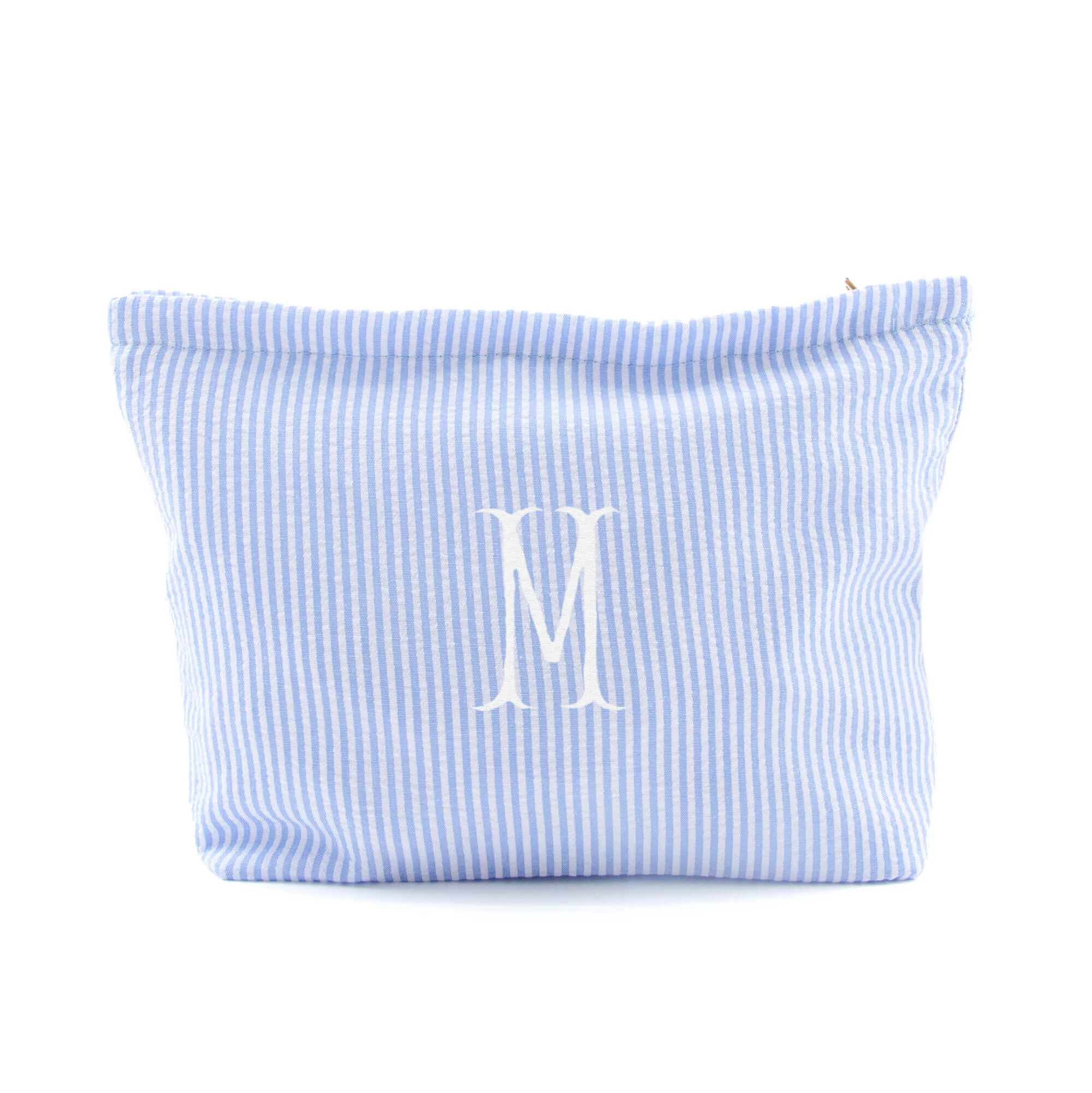 Stripe Seersucker Cosmetic Bag - Image 2