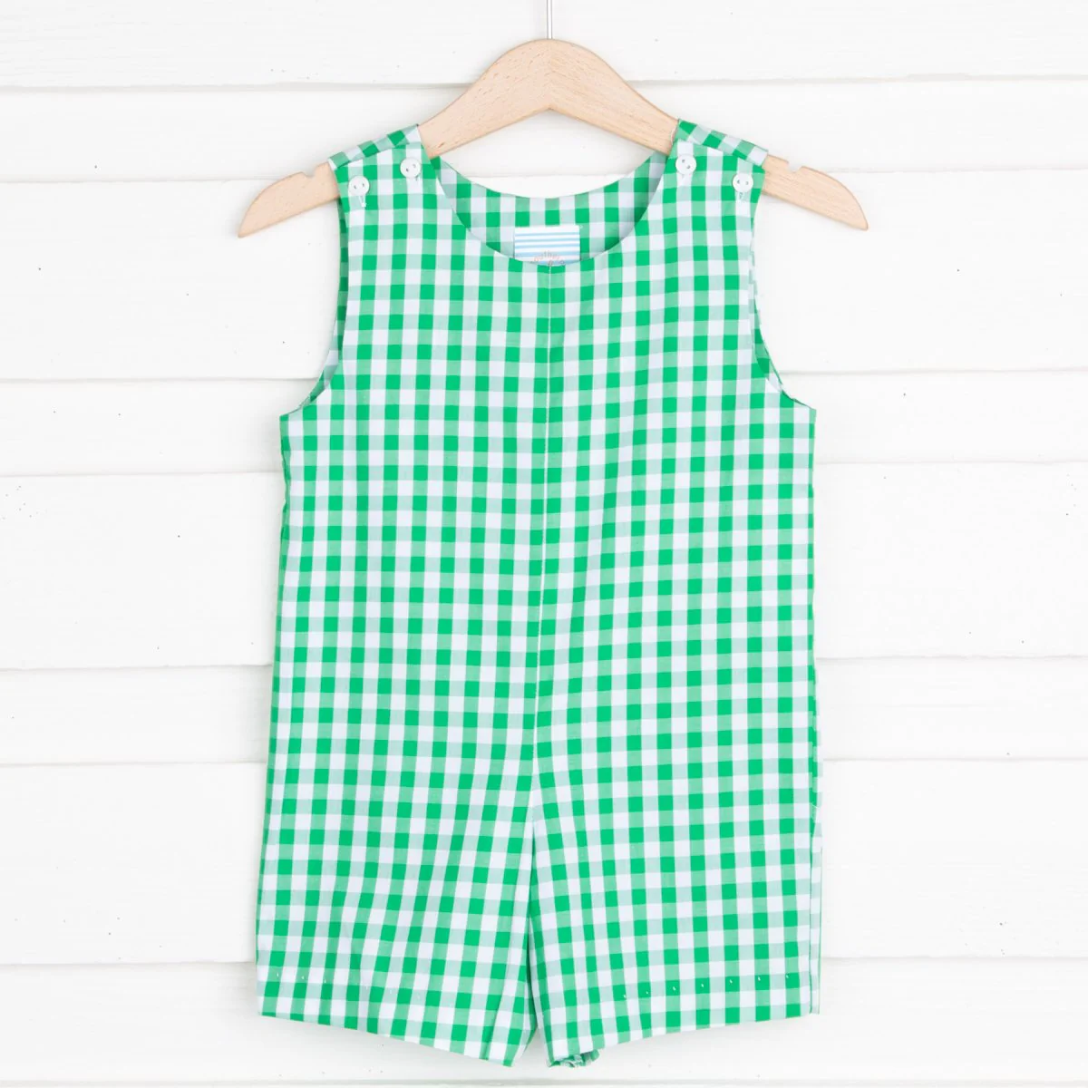 Summer Green Check Jon Jon - Image 2