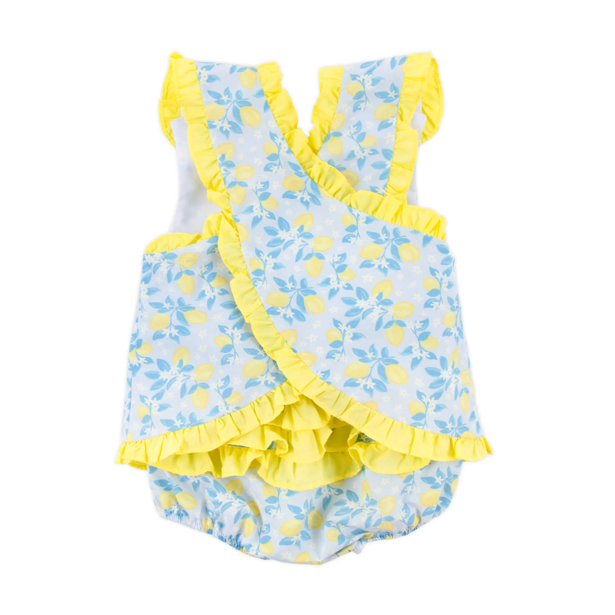 Summer Lemon Floral Lulu Popover Set - Image 2