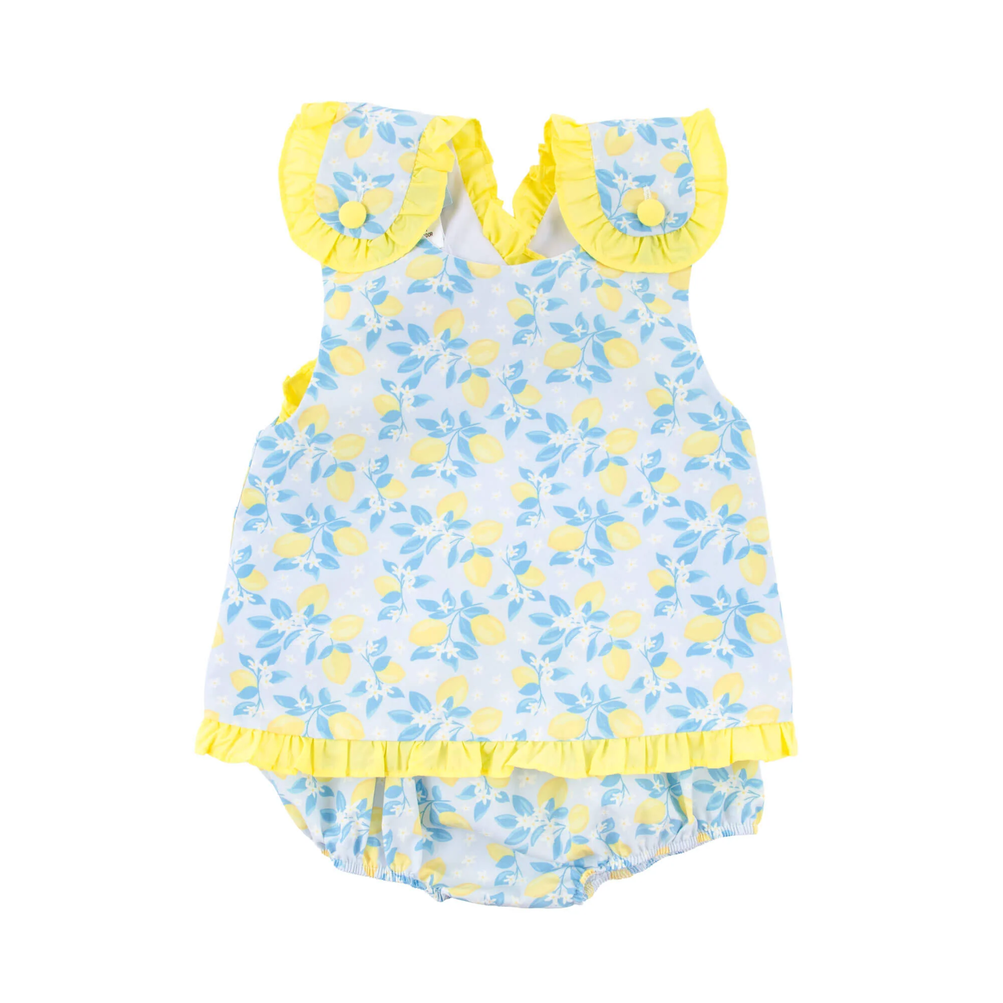 Summer Lemon Floral Lulu Popover Set - Image 3