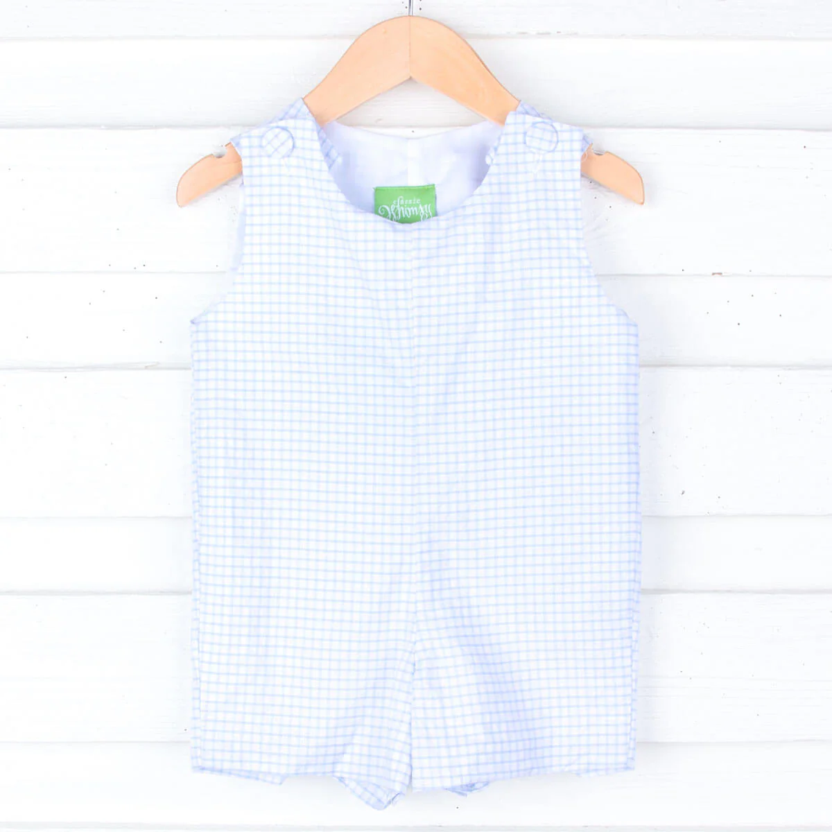 Summer Light Blue Windowpane Jon Jon - Image 2