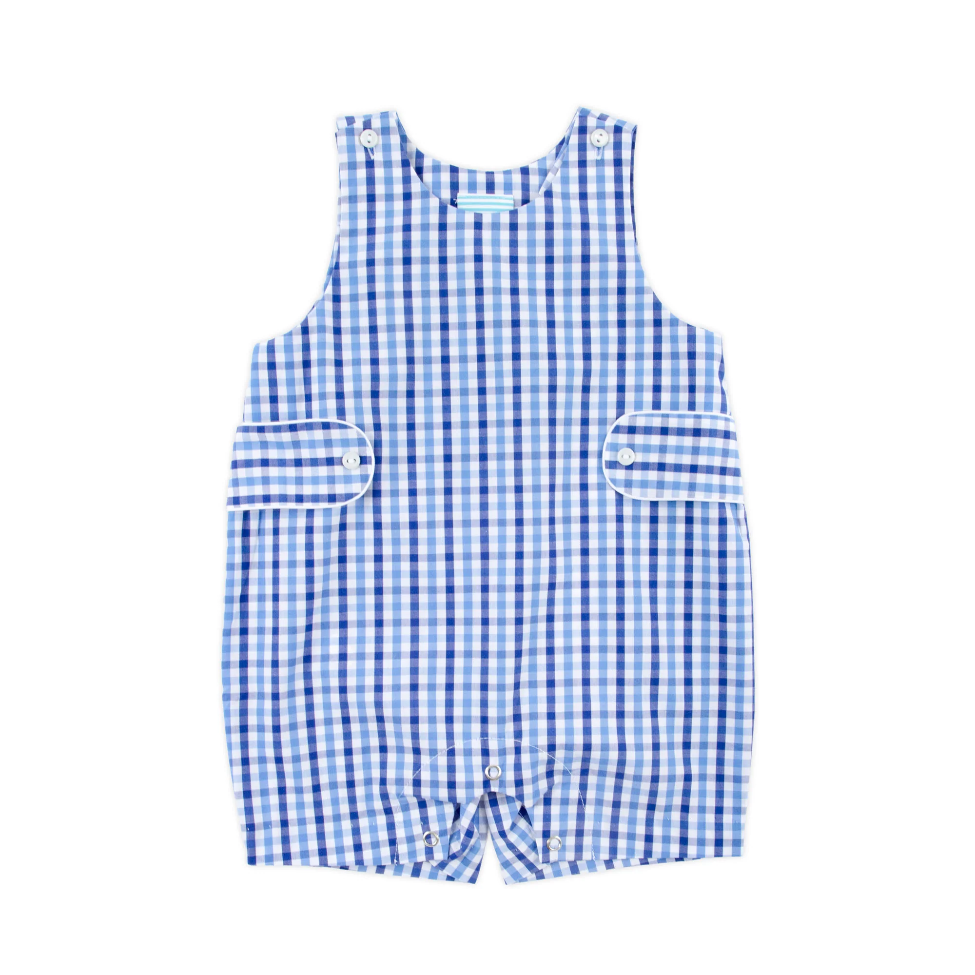 Summer Time Blue Gingham Jon Jon - Image 3