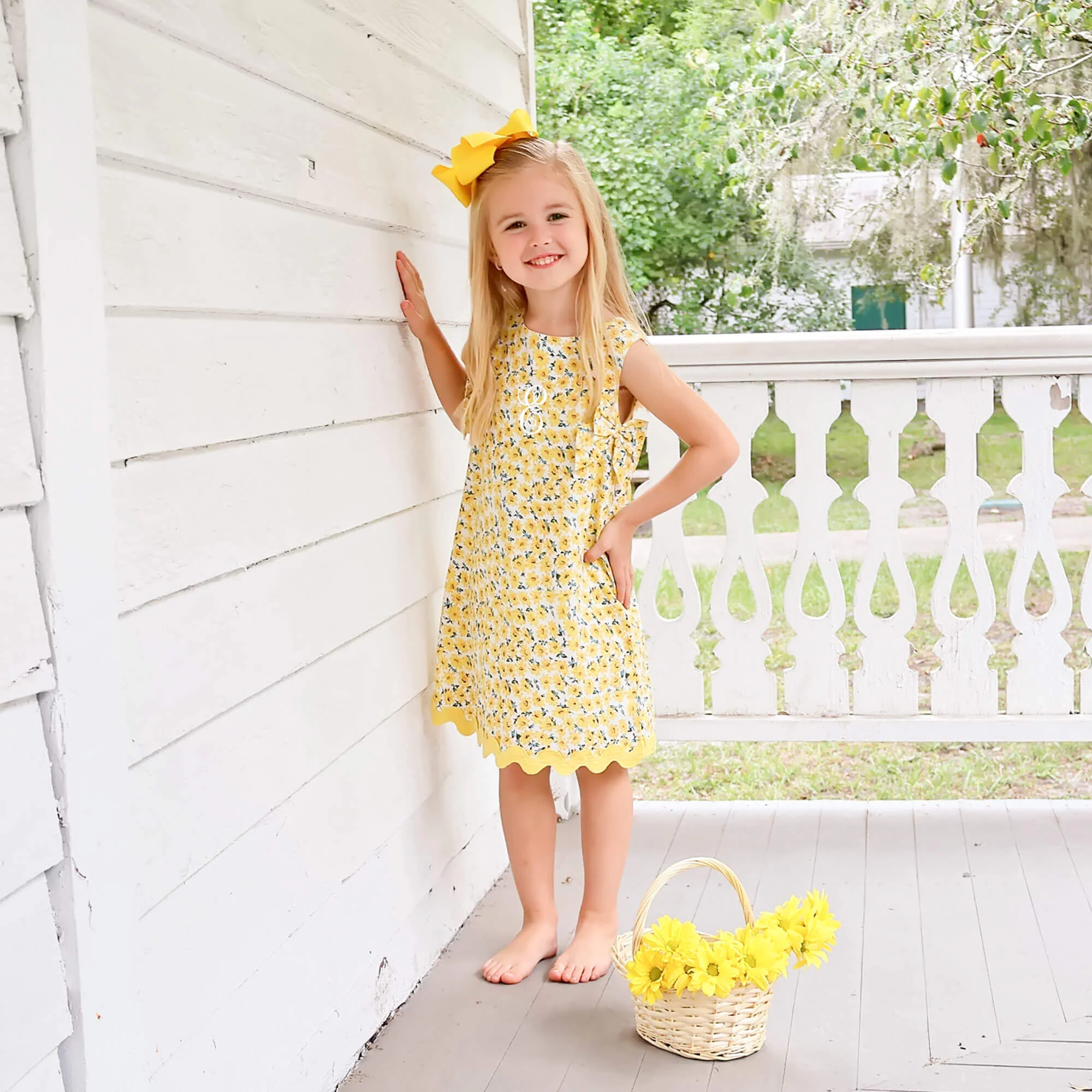 Sunflower Sunshine Floral Eleanor Dress - Image 6