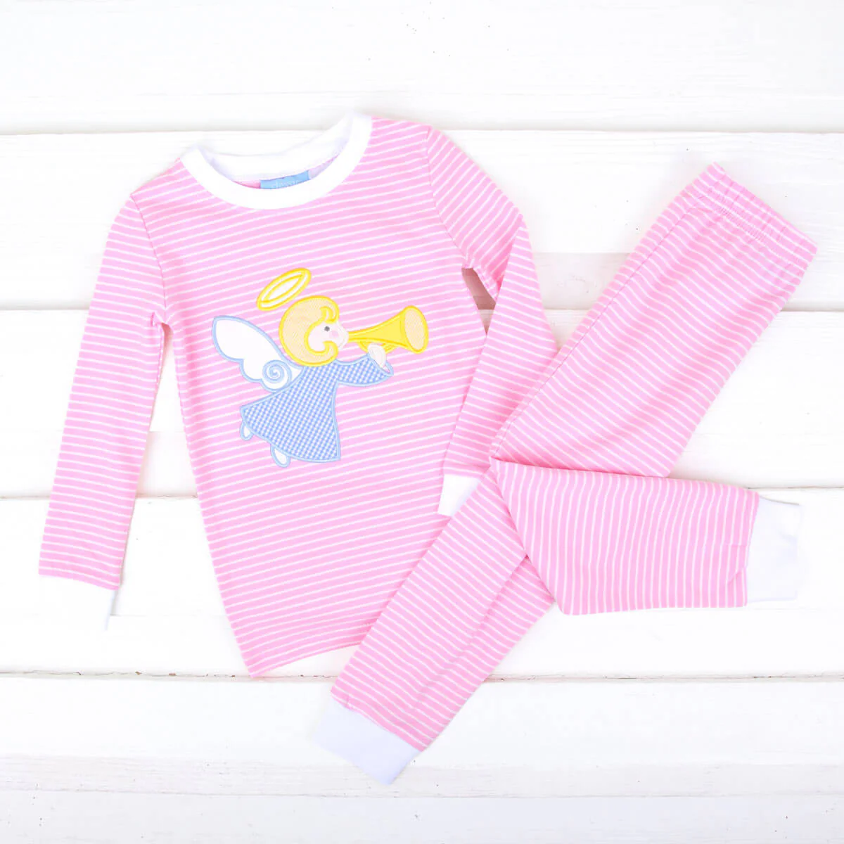 Sweet Angel Pink Stripe Pajamas - Image 3