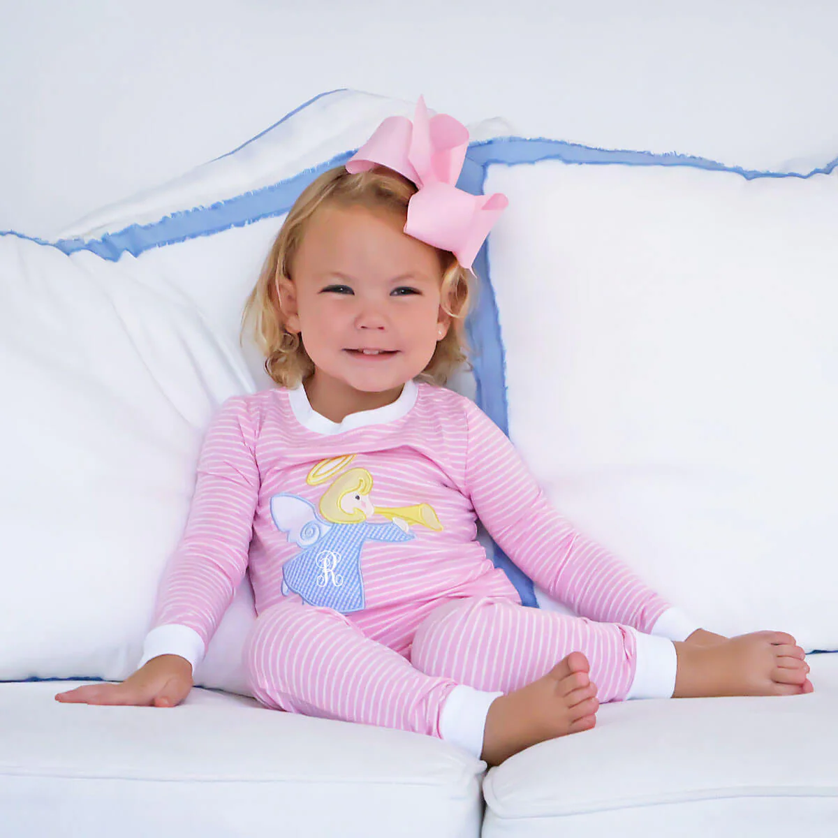 Sweet Angel Pink Stripe Pajamas - Image 4