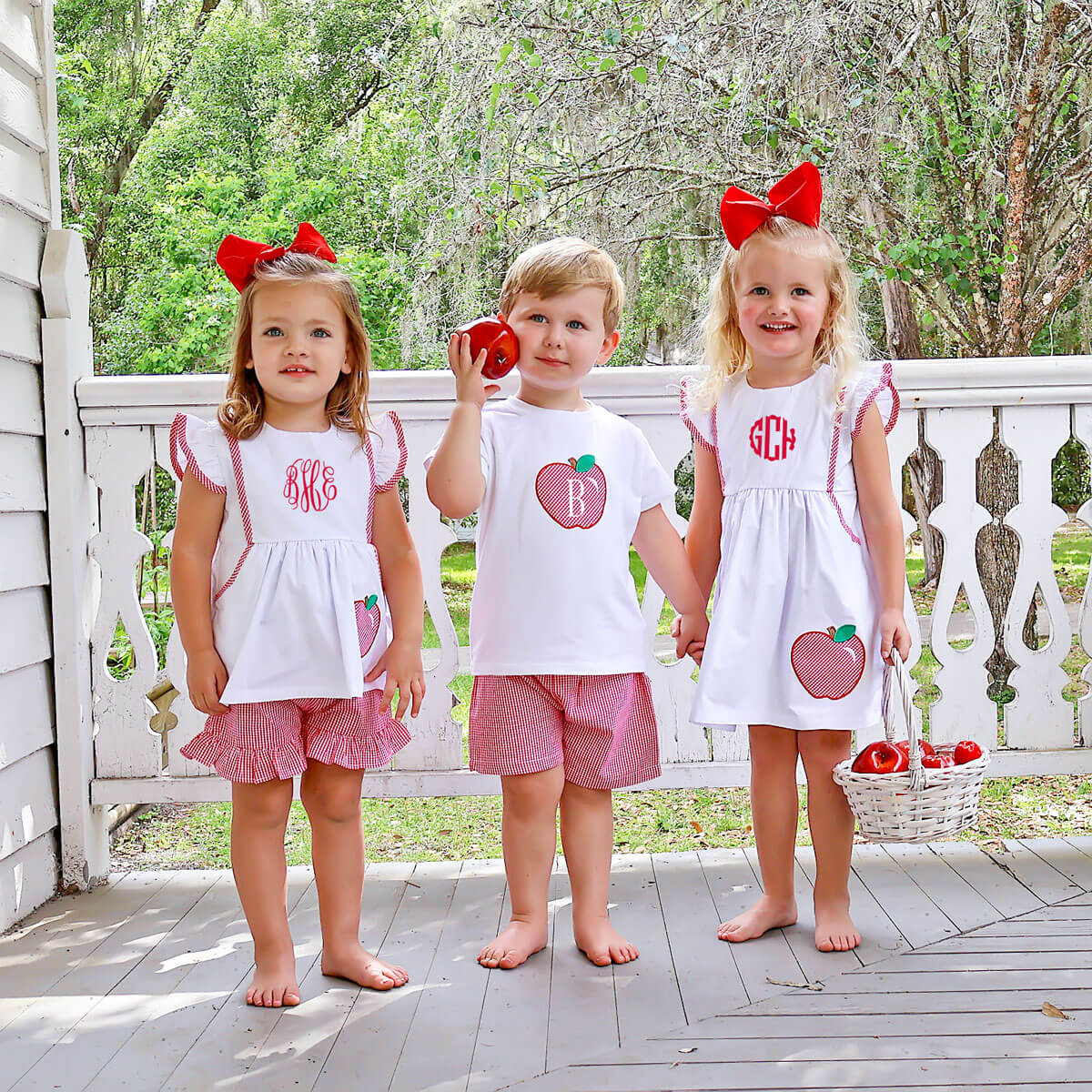 Sweet Apple White Short Set - Image 4