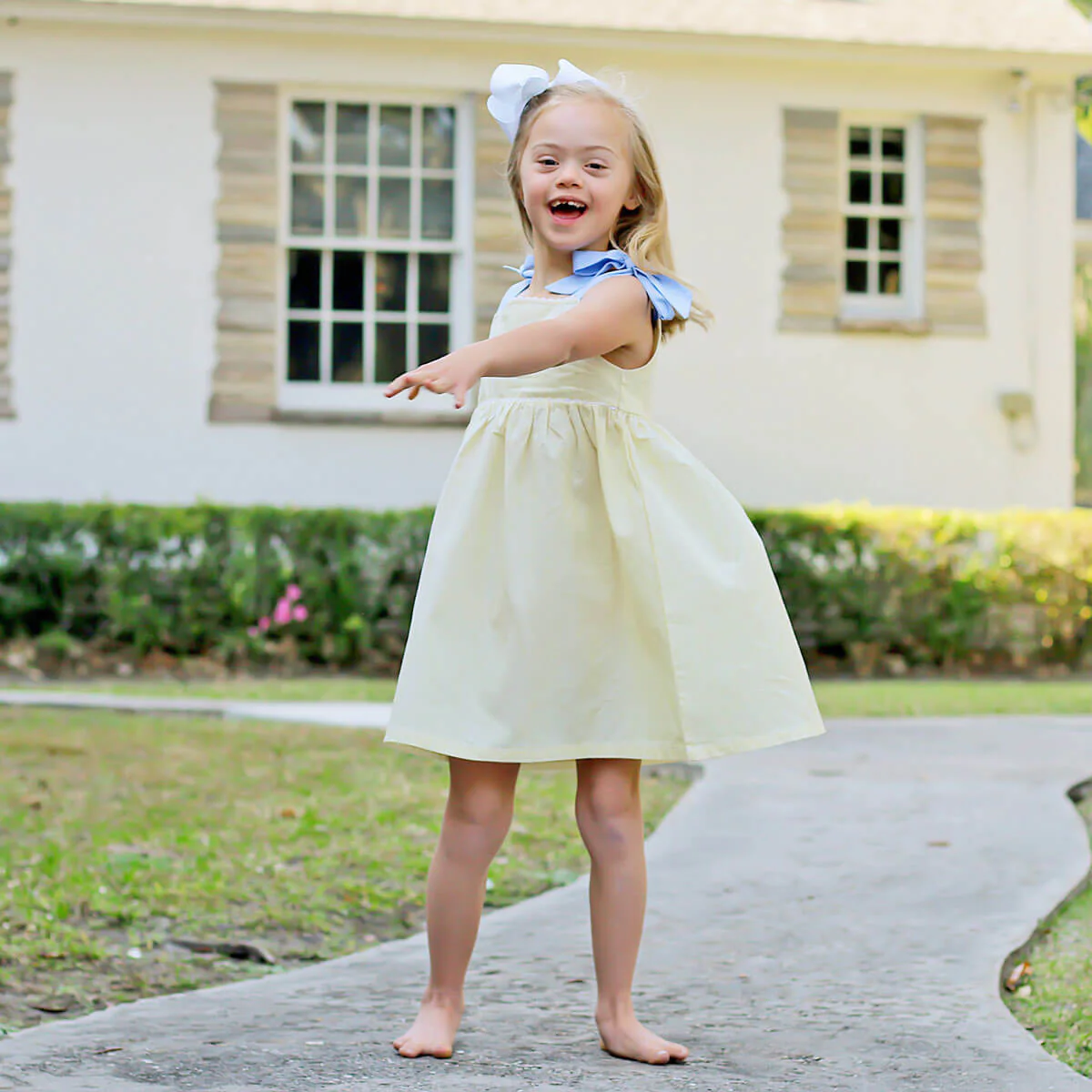 Sunshine Yellow Aubree Dress - Image 5